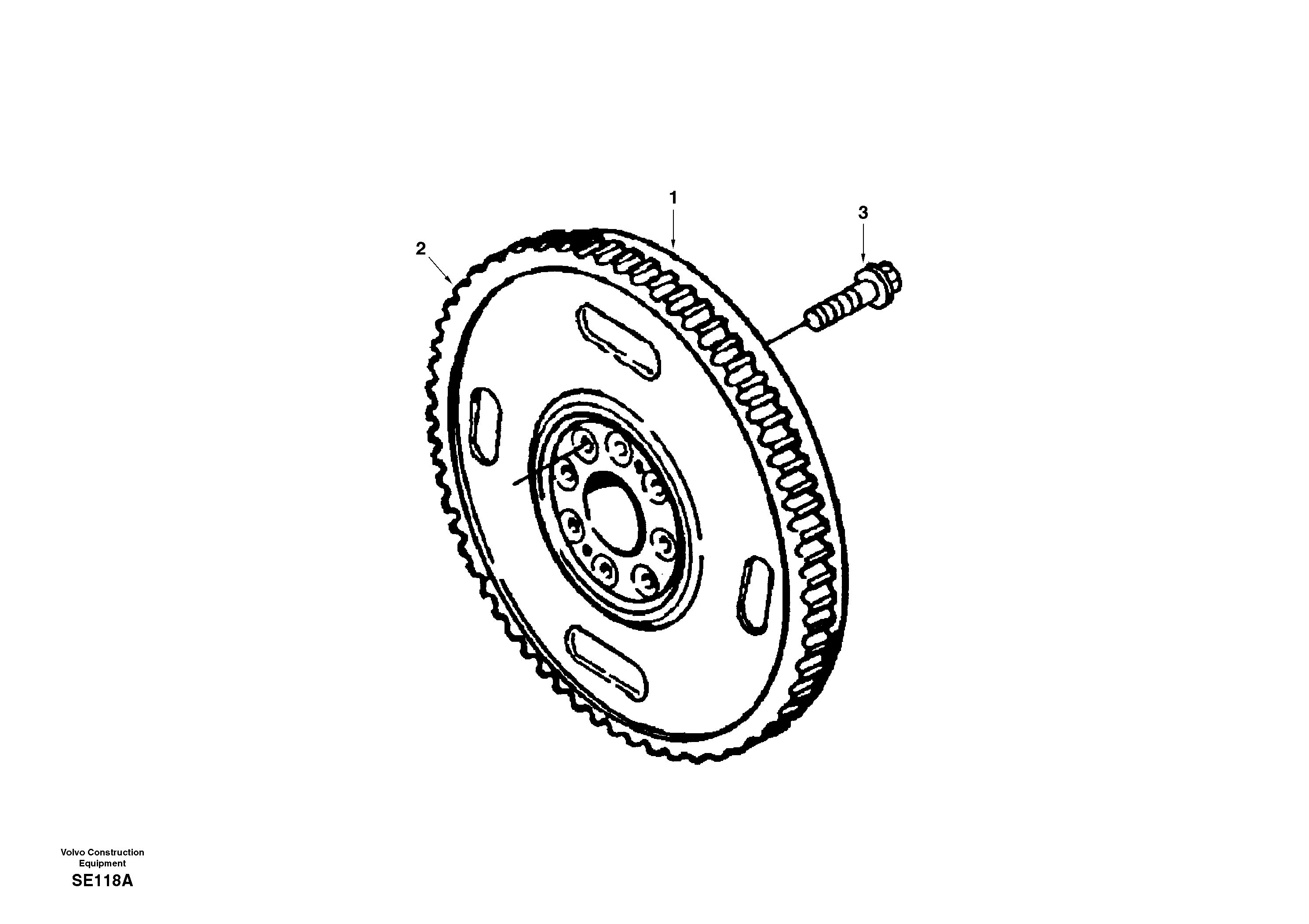 Flywheel — volvo parts diagram