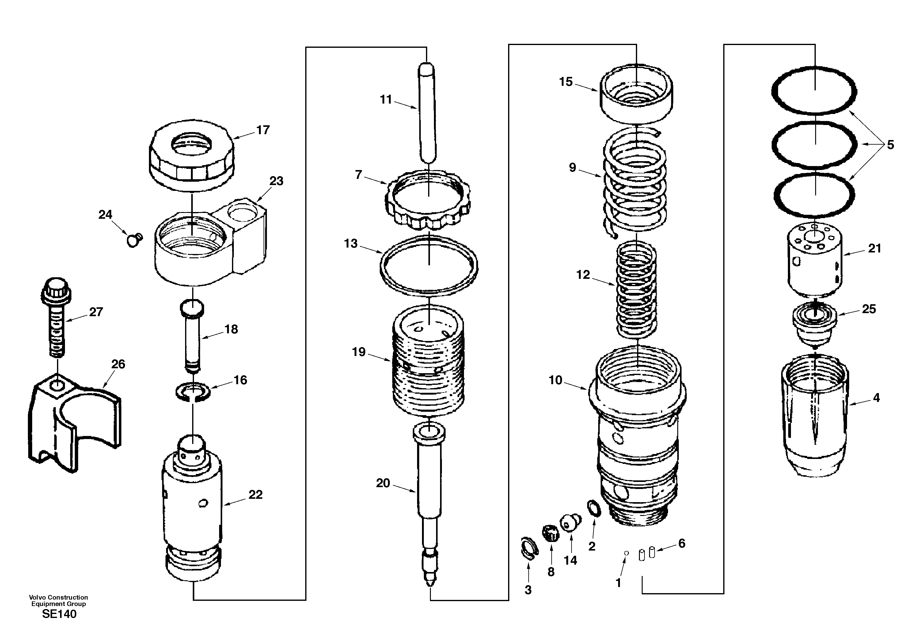 Injector — volvo parts diagram