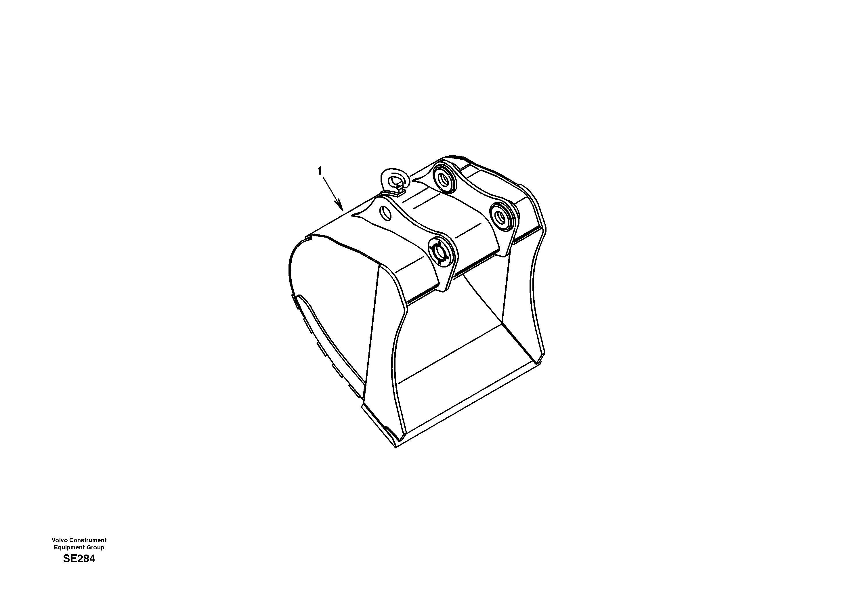 Bucket — volvo parts diagram
