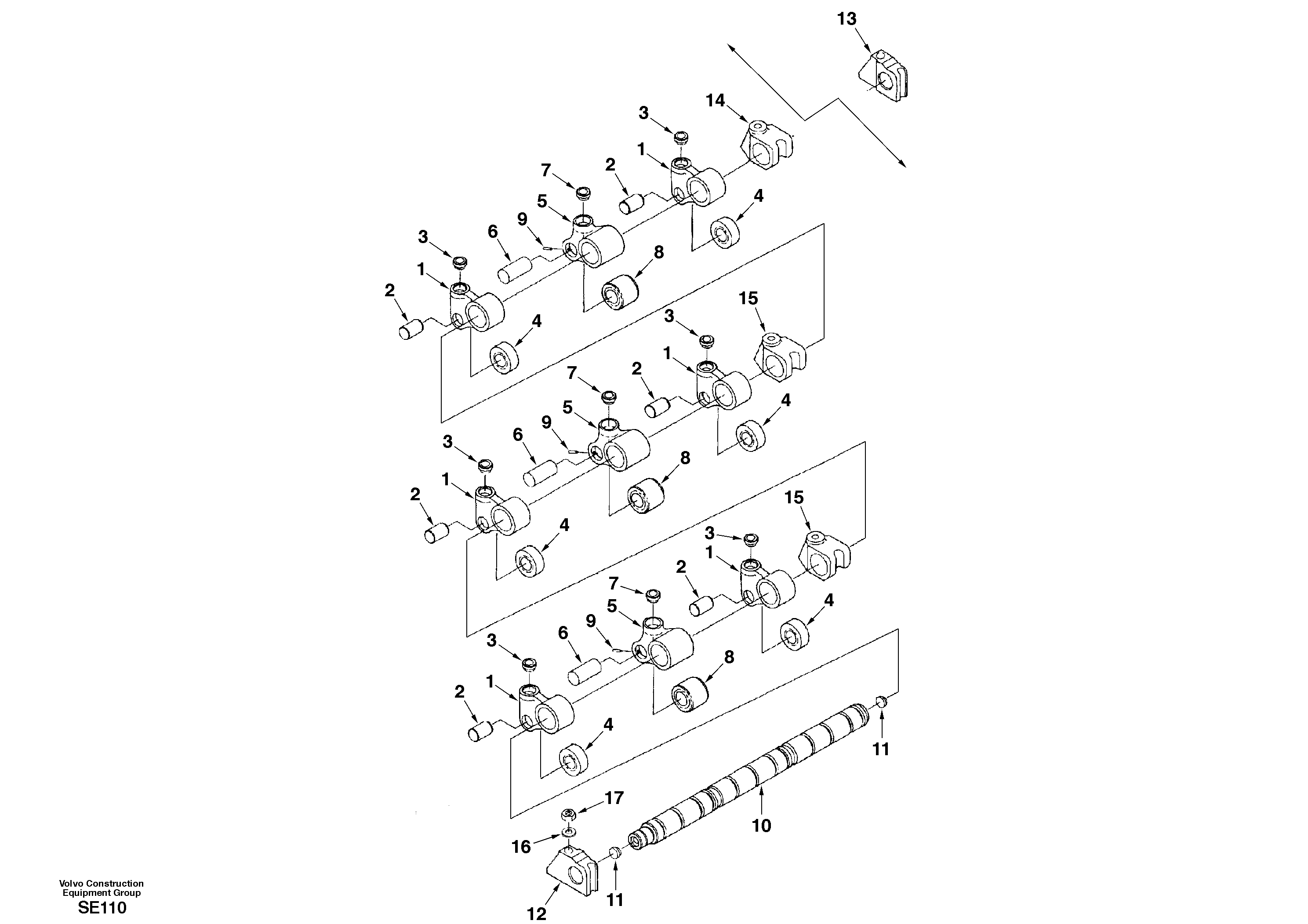Valve tappet — volvo parts diagram