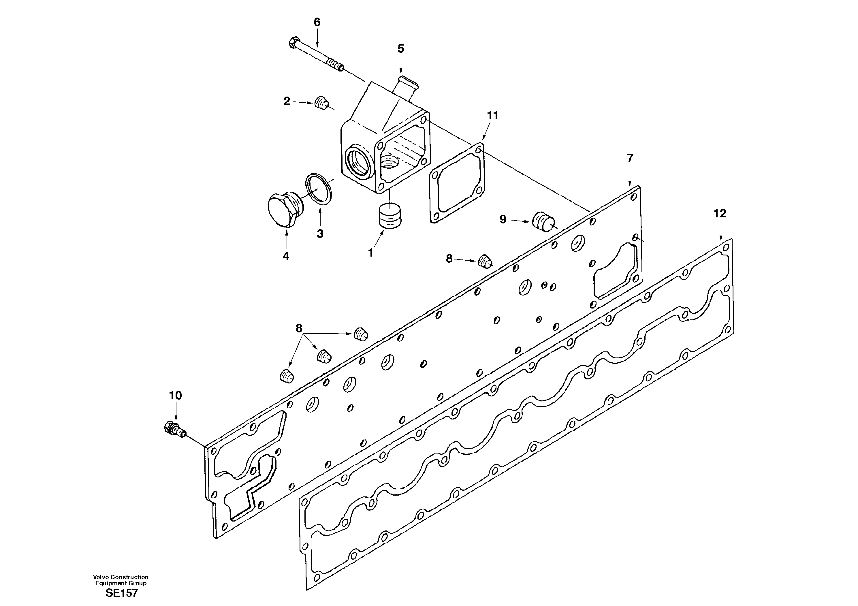 Coolant heater — volvo parts diagram