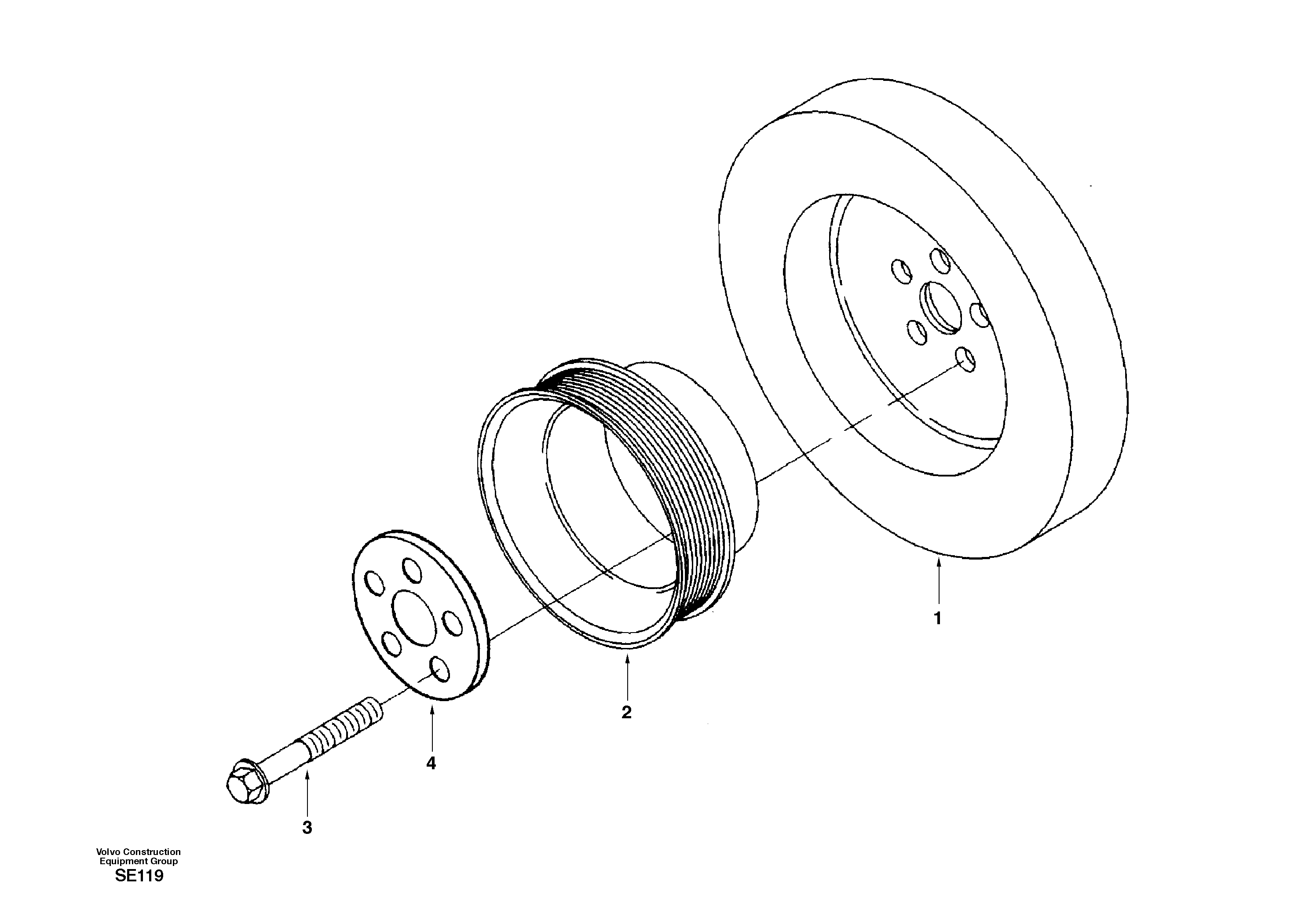 Vibration damper — volvo parts diagram