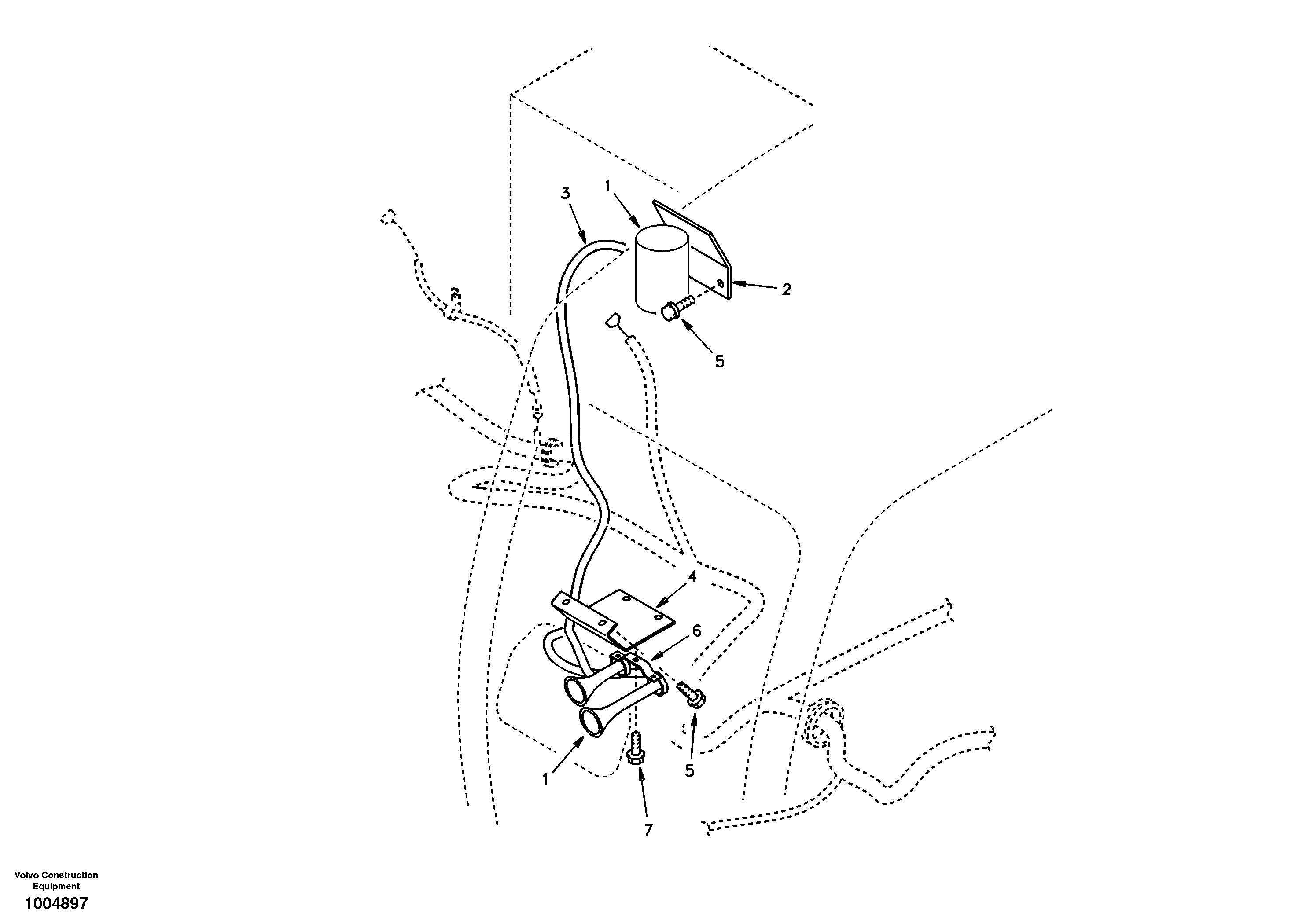 Horn — volvo parts diagram