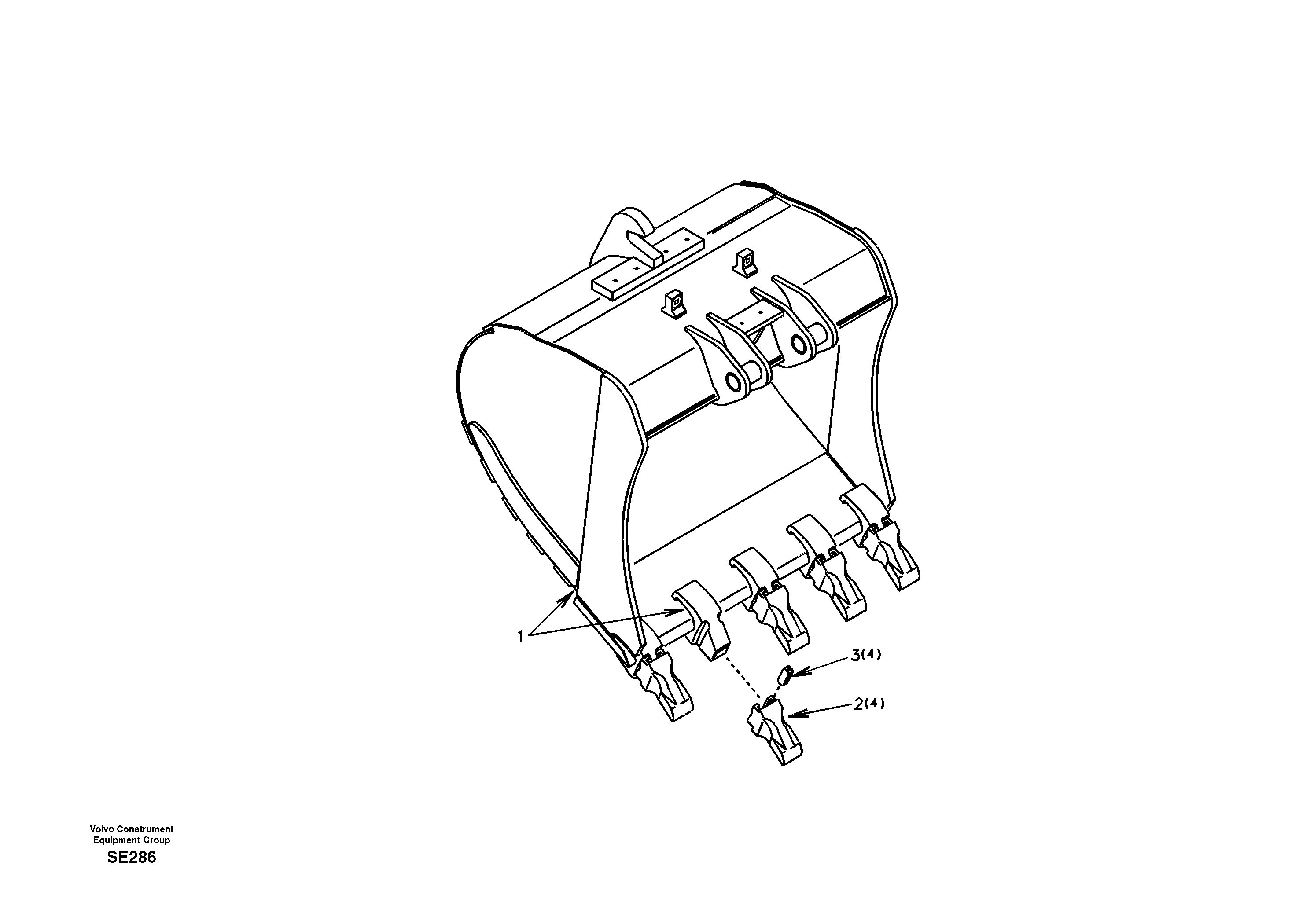 Buckets for Quickfit — volvo parts diagram