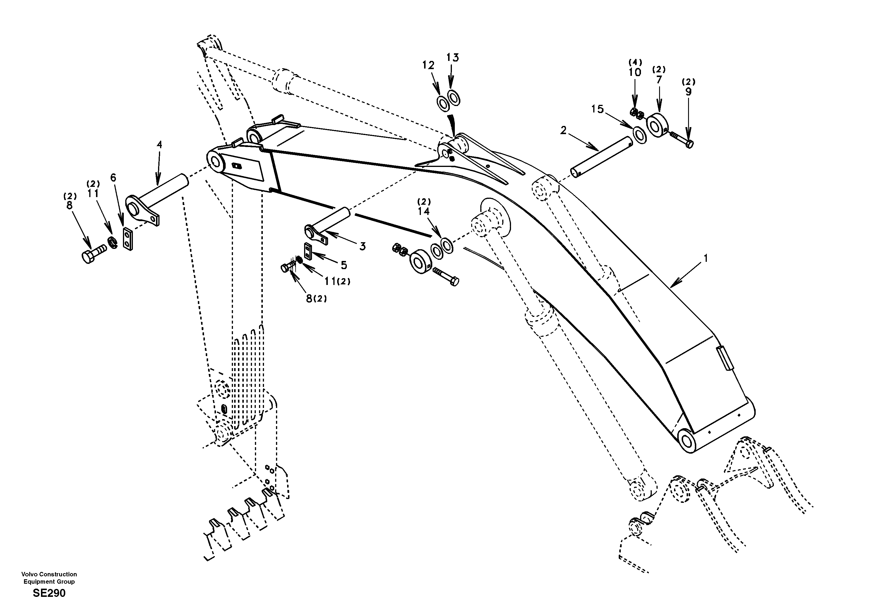 Links to boom, mono — volvo parts diagram