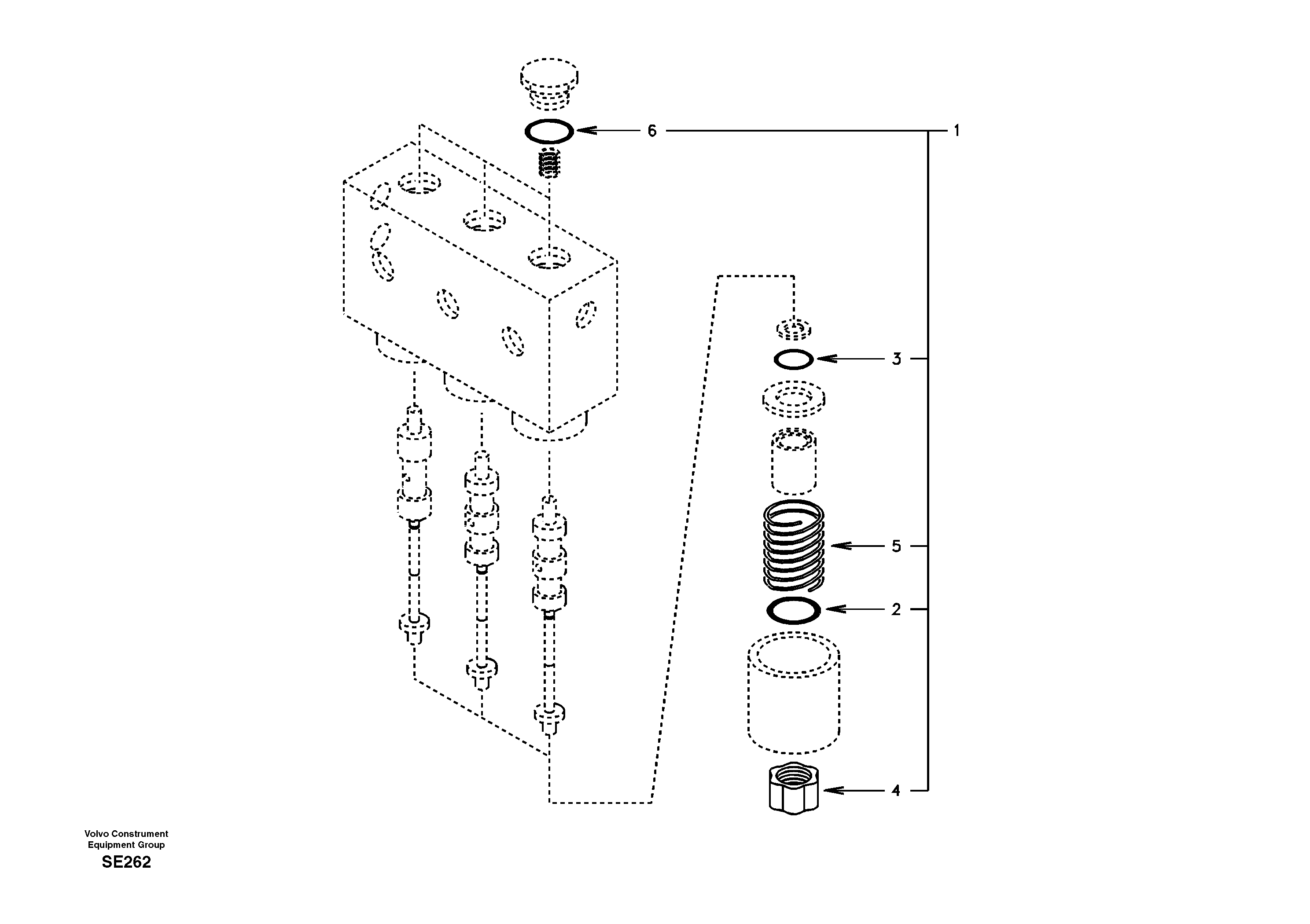 Servo system, solenoid valve — volvo parts diagram