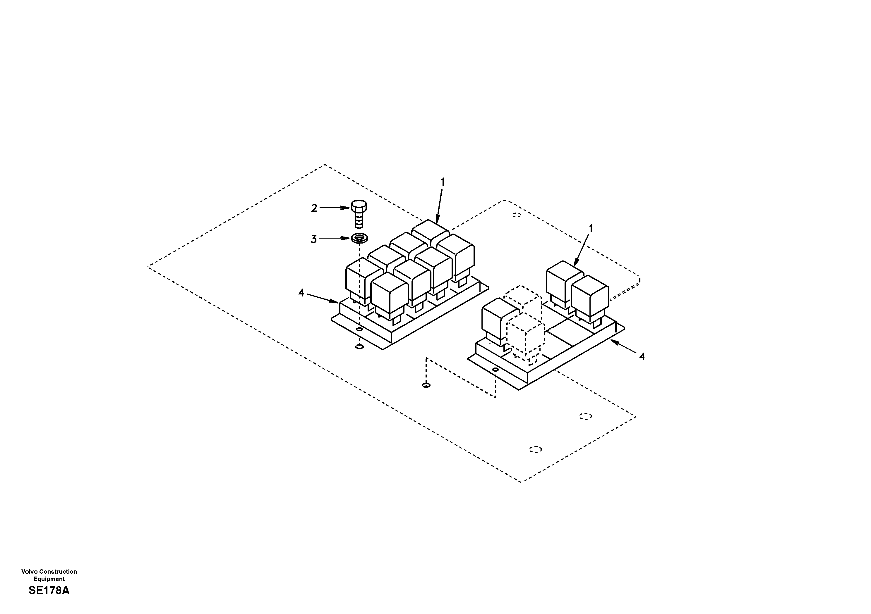 Electrical relay — volvo parts diagram