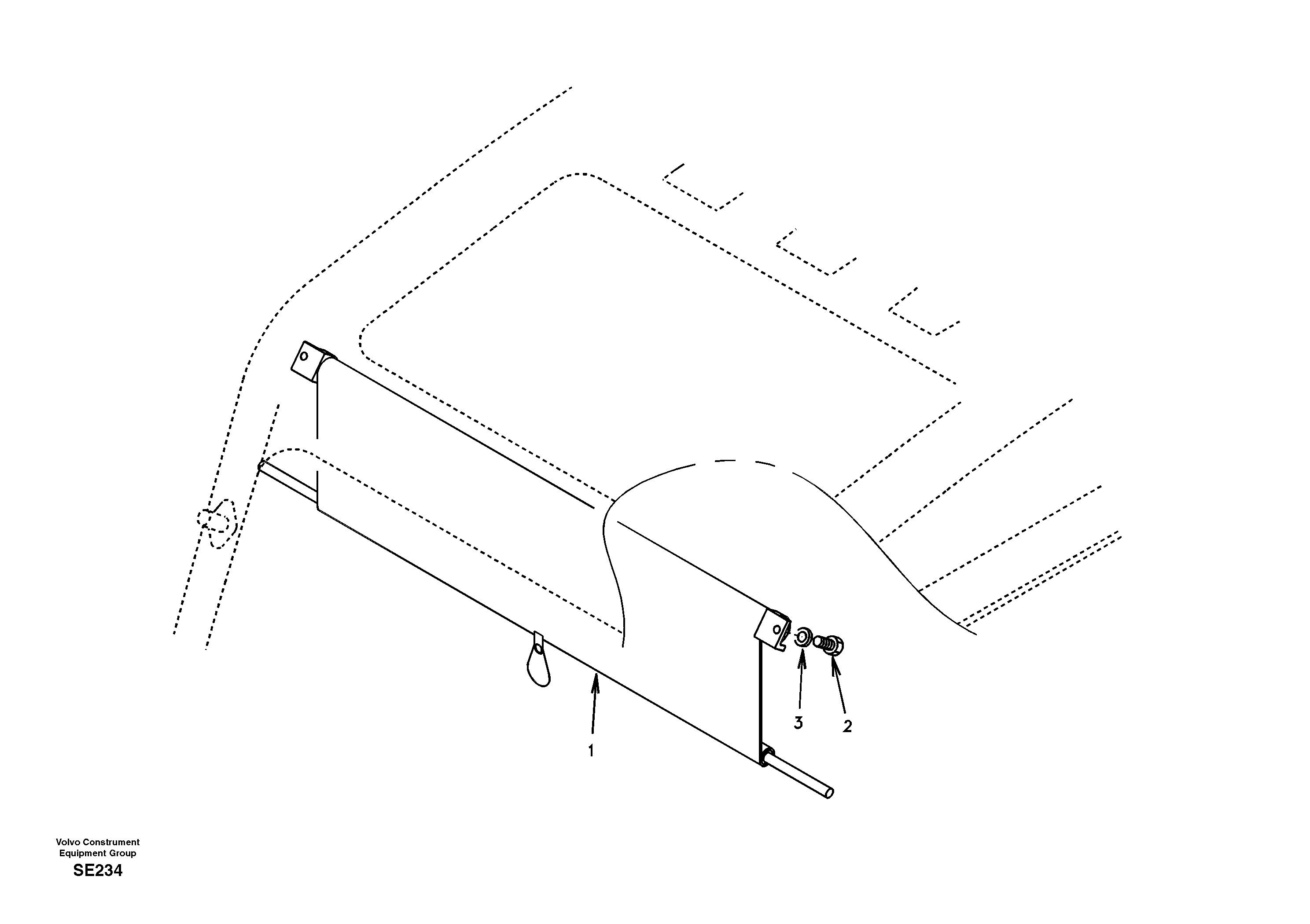 Sun visor interior — volvo parts diagram