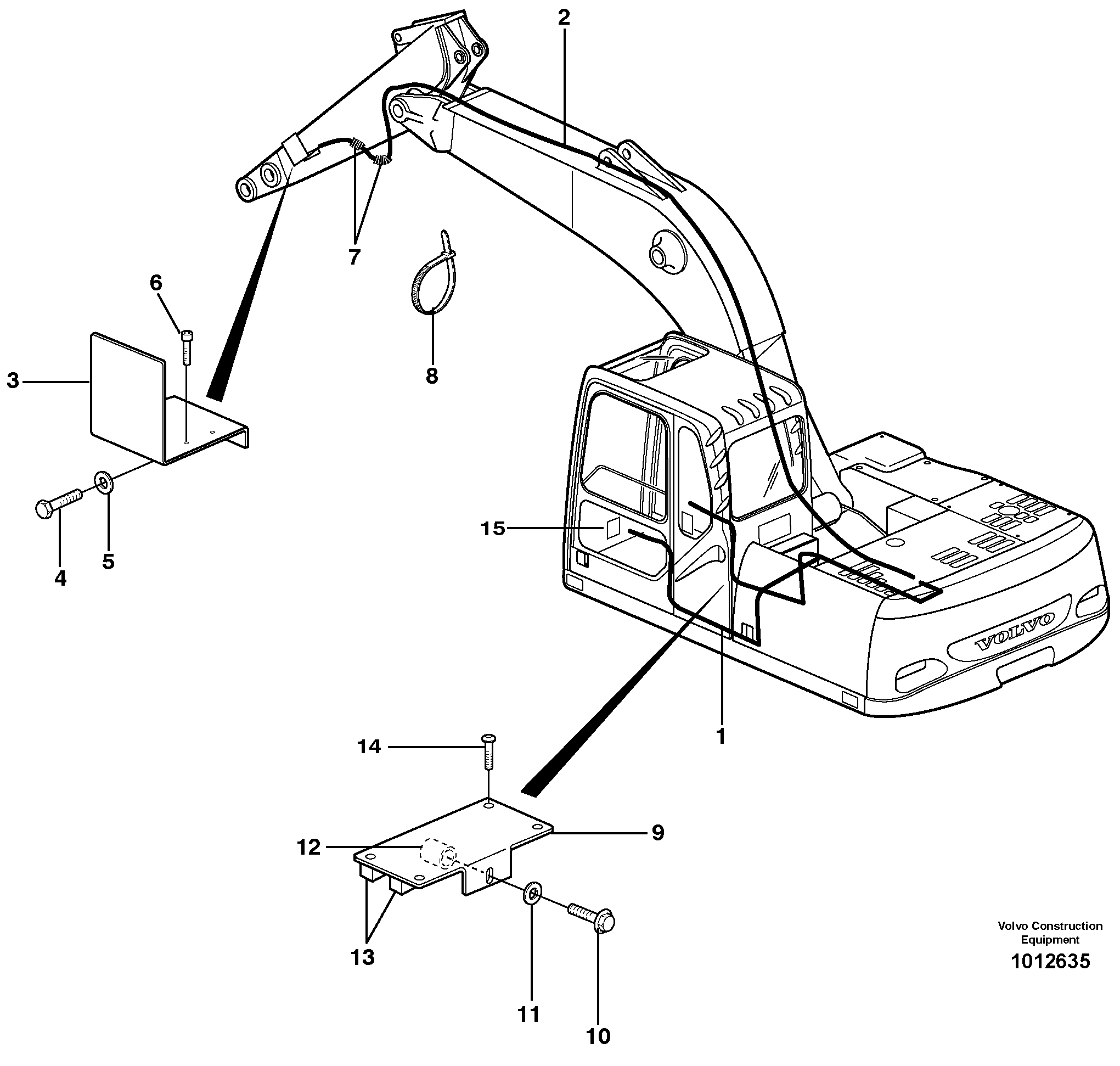 Rototilt  14312090 — volvo parts diagram