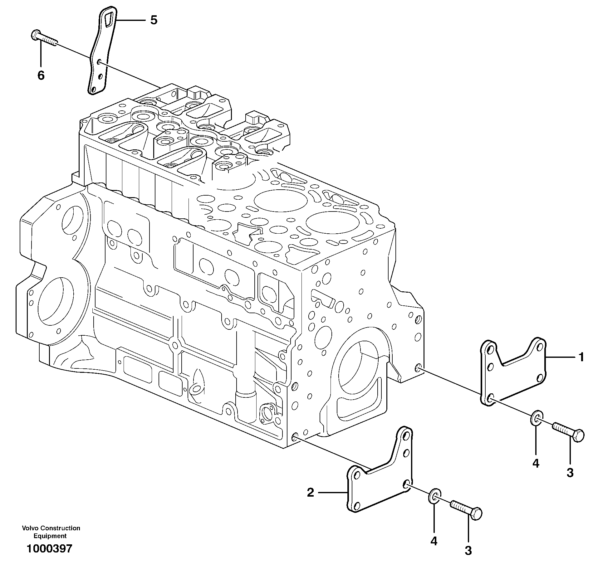 Transport lug — volvo parts diagram