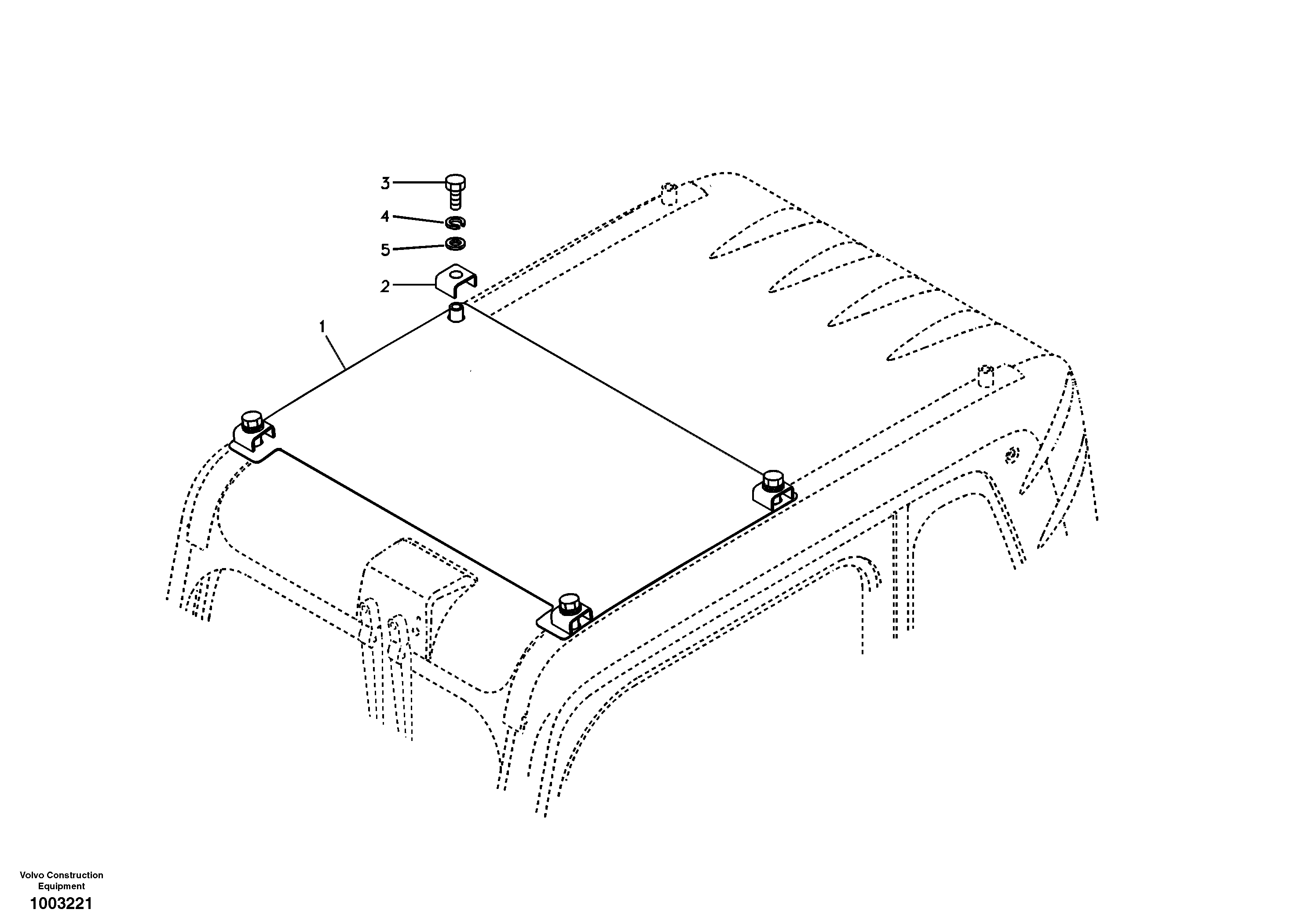 Sun visor  14312033 — volvo parts diagram