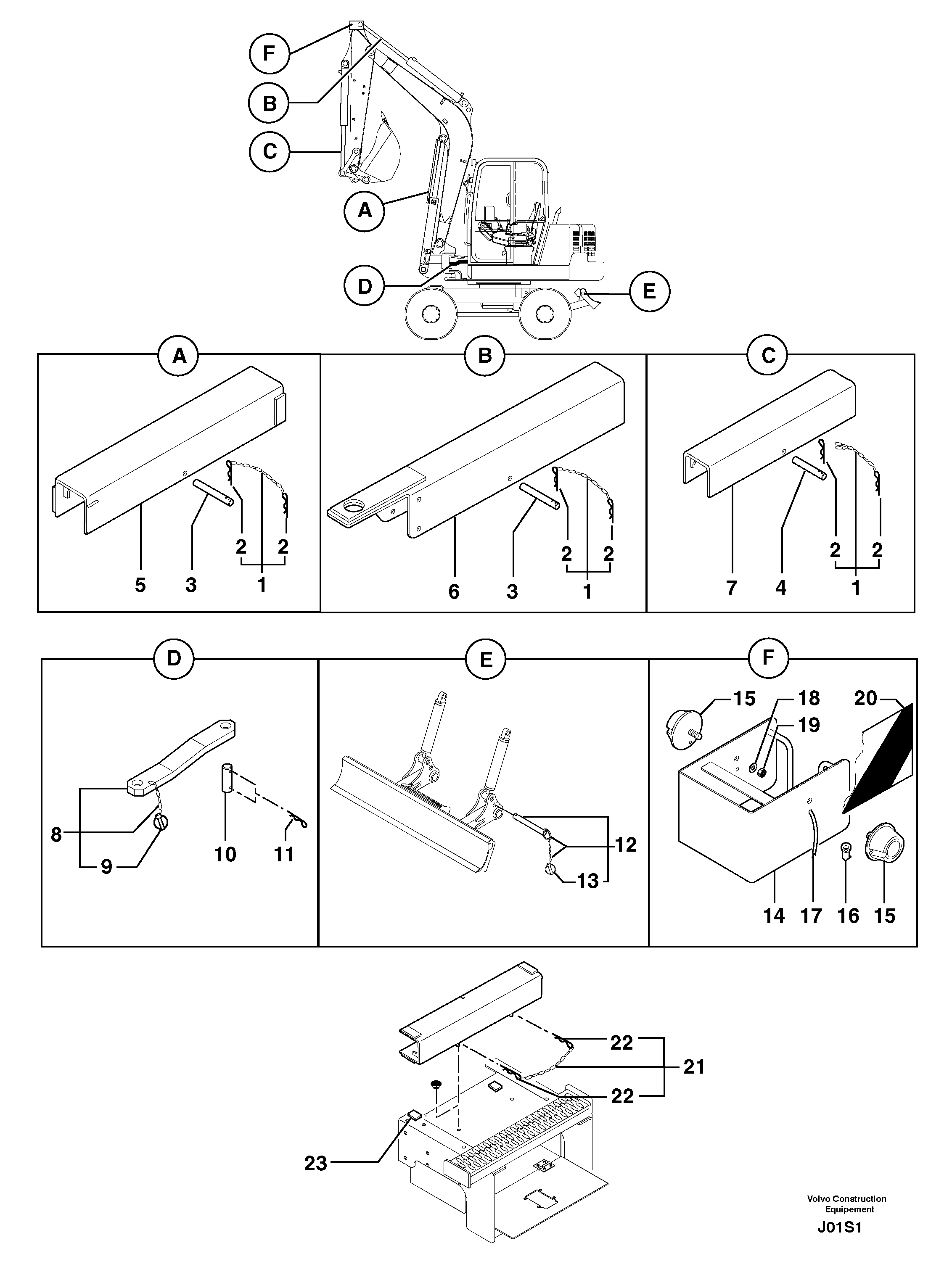 Safety device  DEU — volvo parts diagram