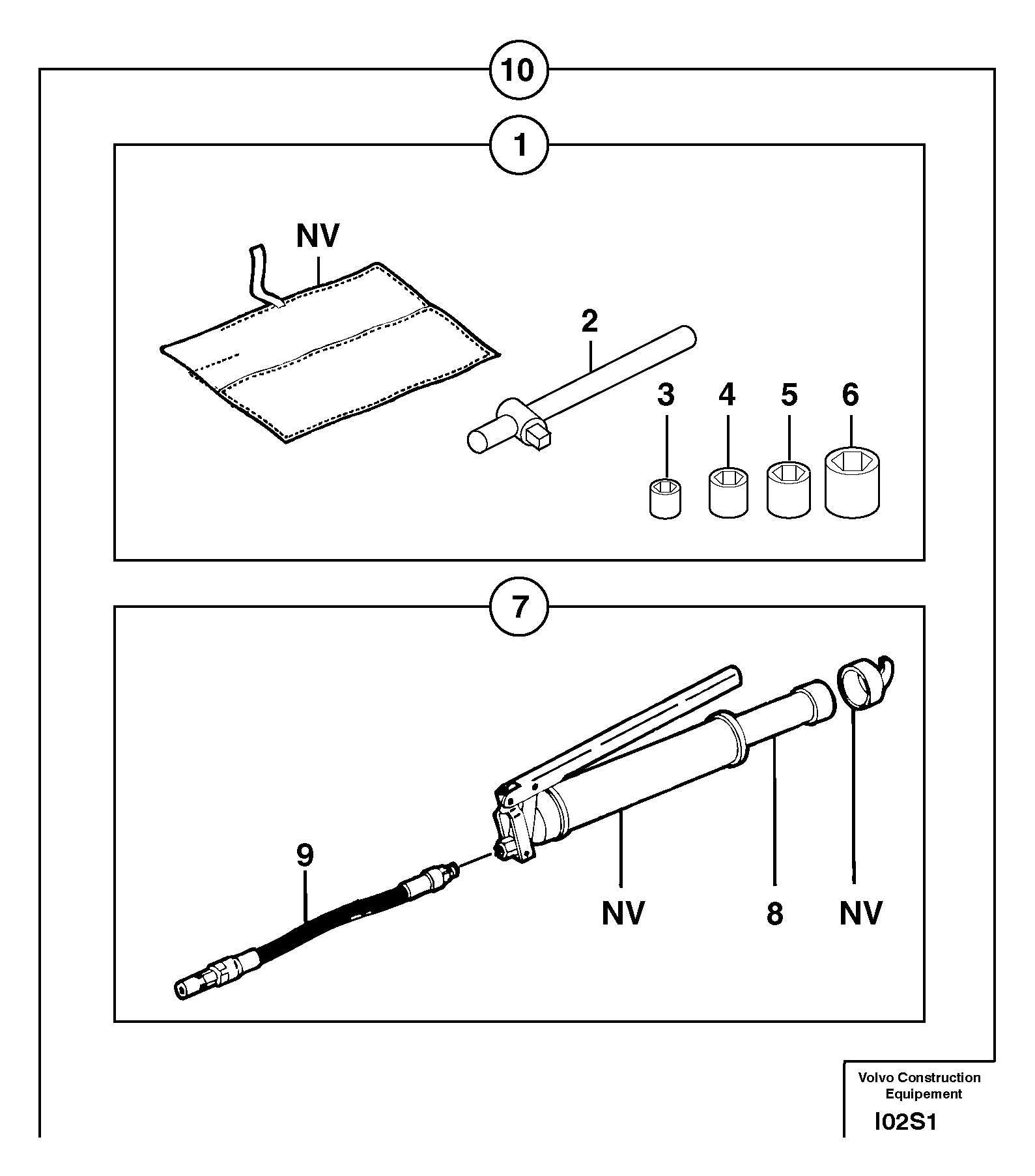 Tools — volvo parts diagram
