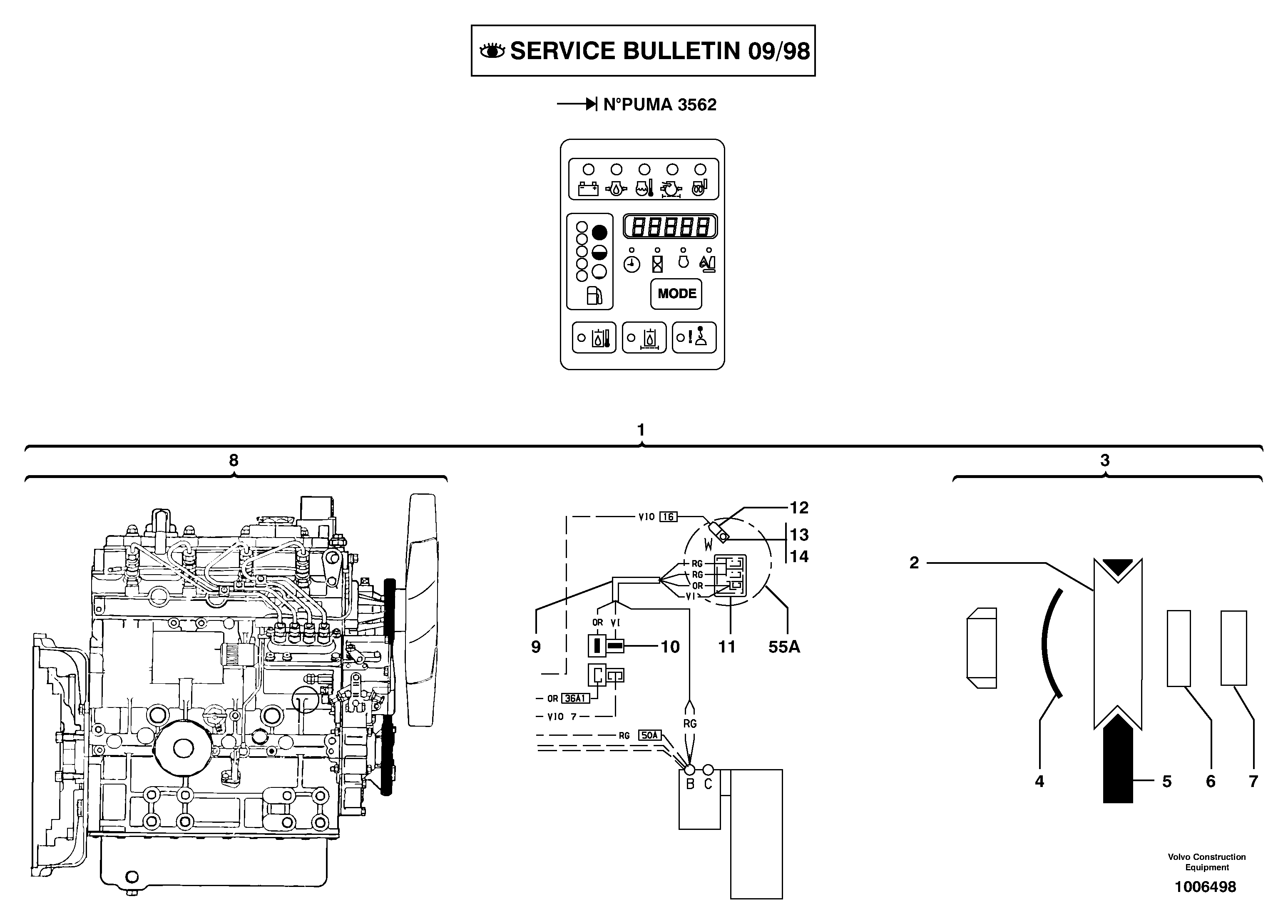 Diesel engine — volvo parts diagram