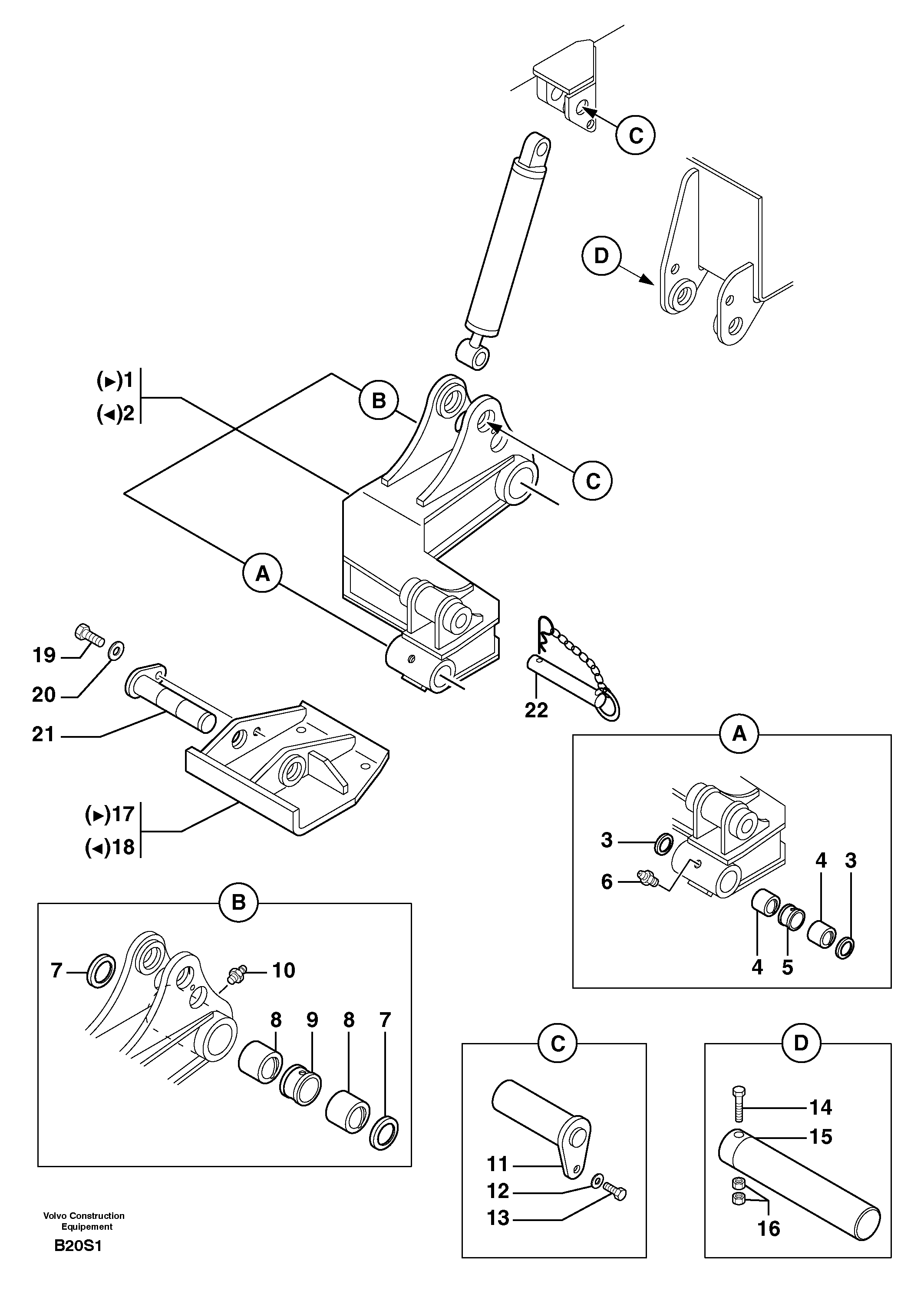 Stabiliser — volvo parts diagram