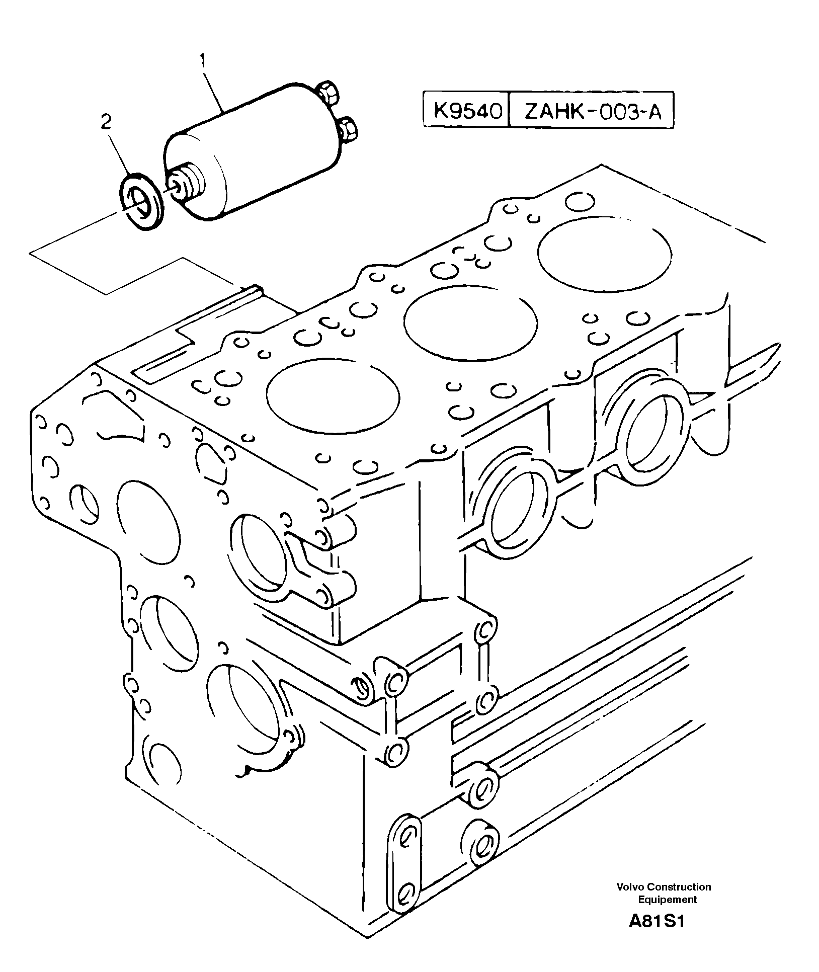 Throttle and stop controls — volvo parts diagram