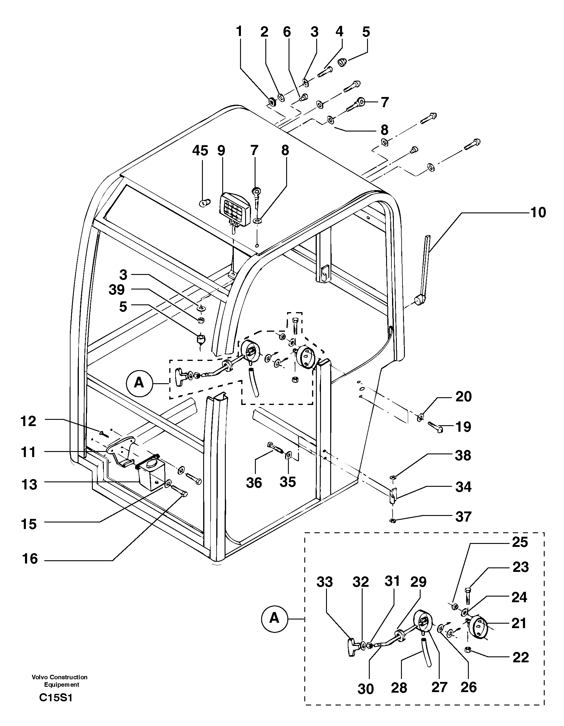 Cab : accessories — volvo parts diagram