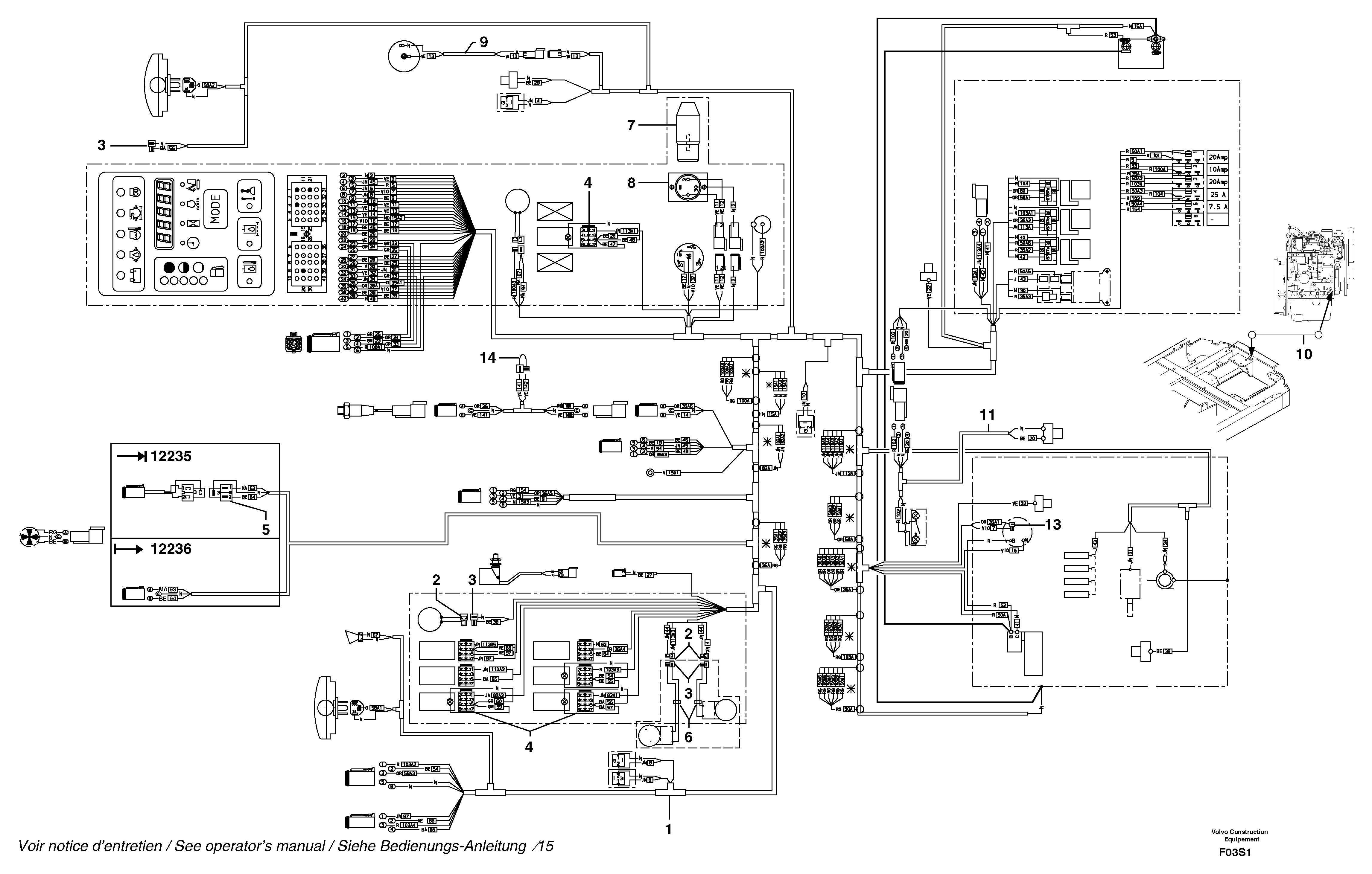 Electrical system / with Puma — volvo parts diagram