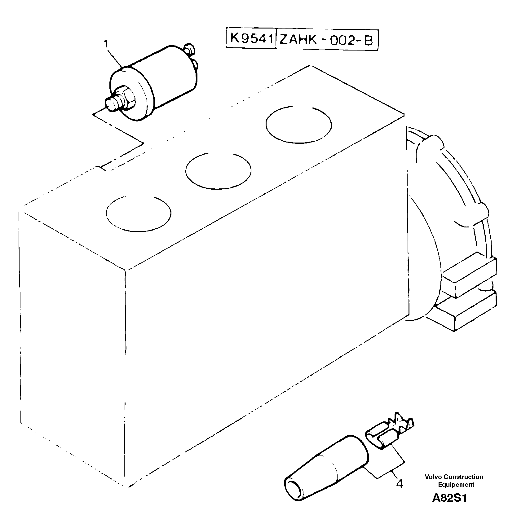 Throttle and stop controls — volvo parts diagram