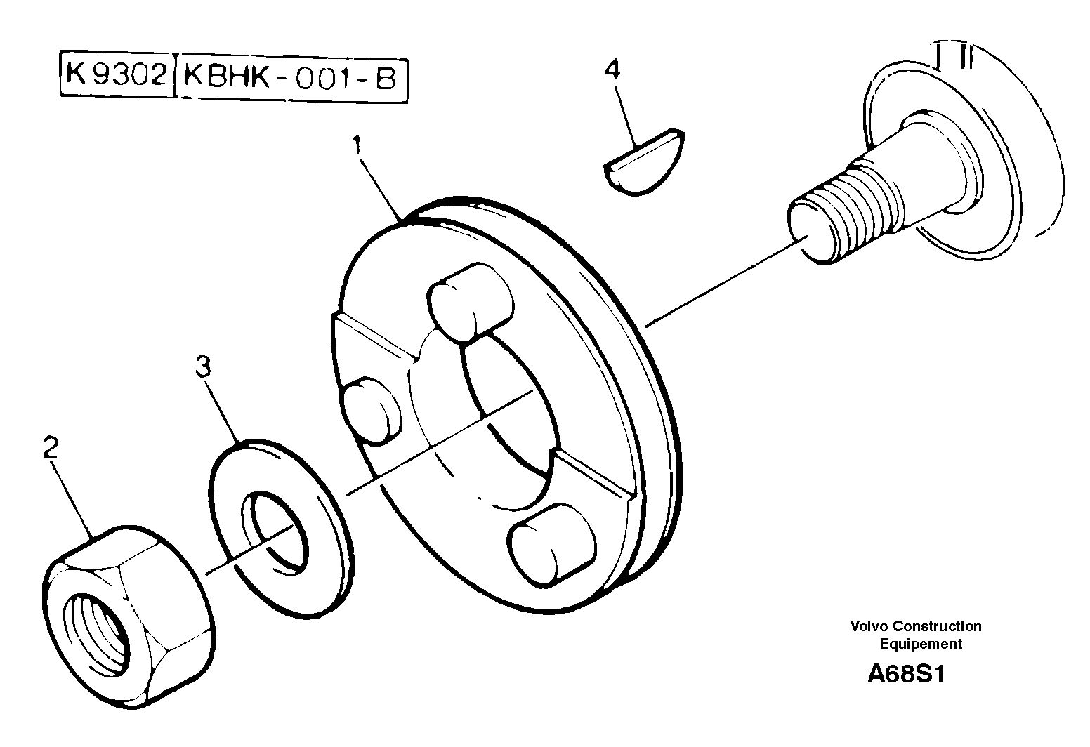 Front end drive input — volvo parts diagram