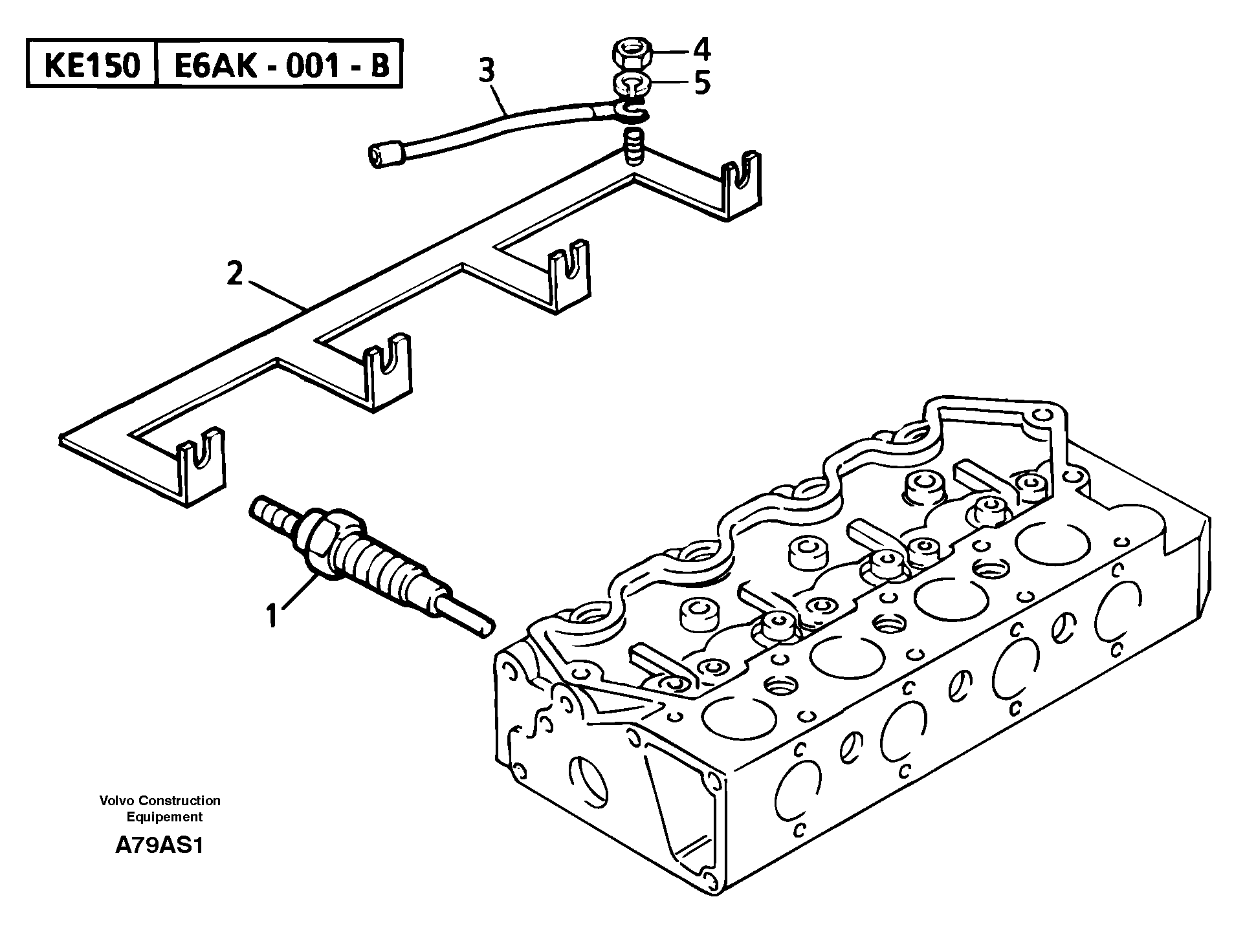 Cold-start system — volvo parts diagram