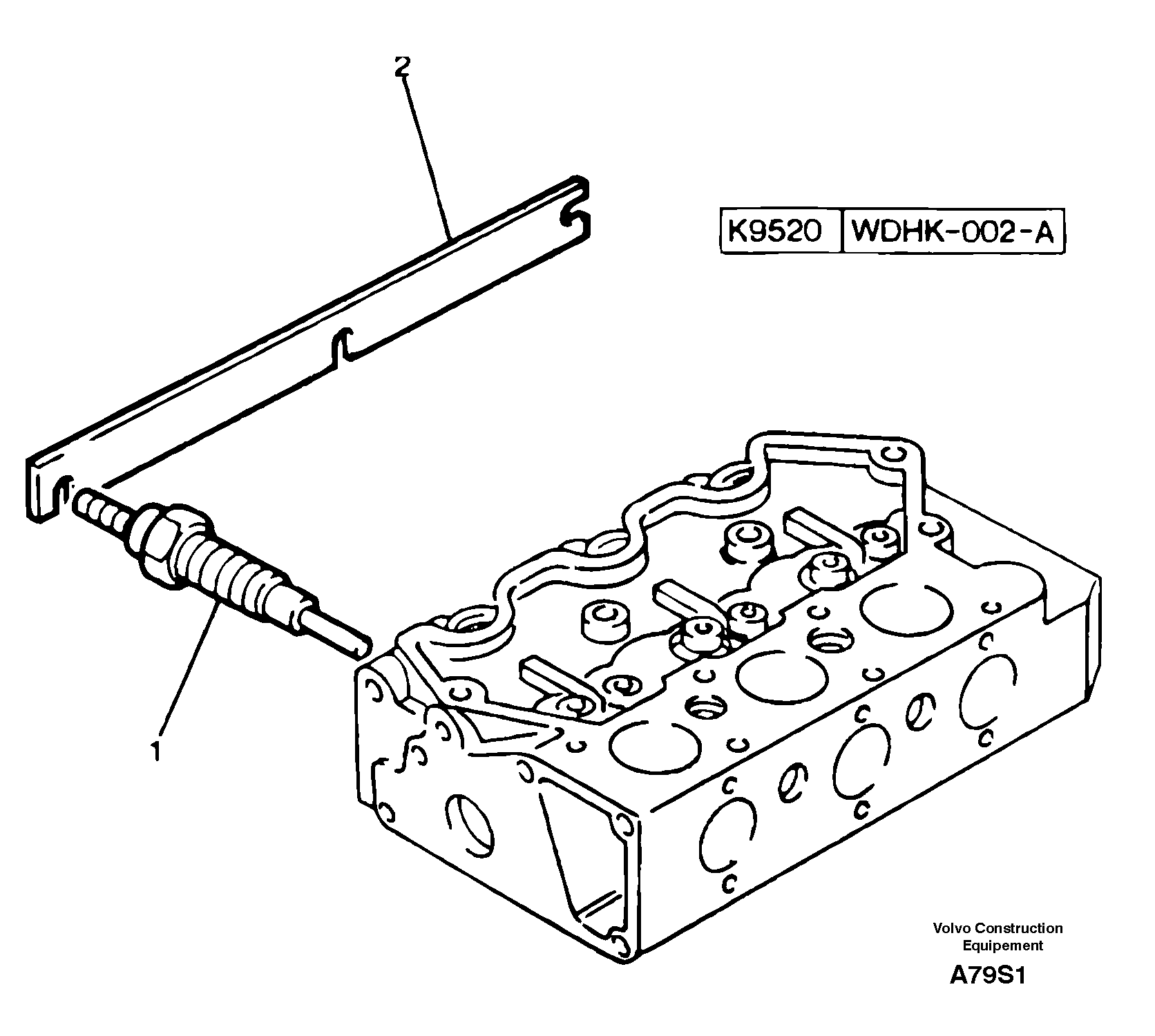 Cold-start system — volvo parts diagram