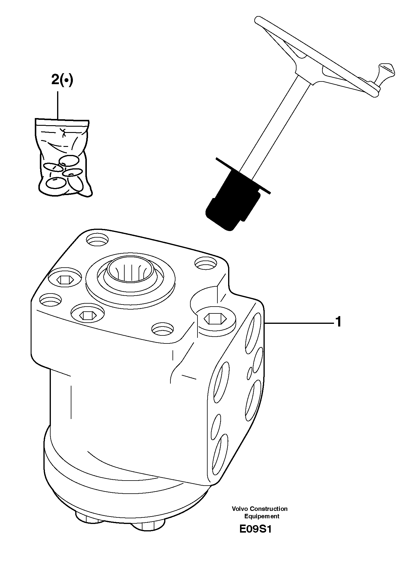 Steering device — volvo parts diagram