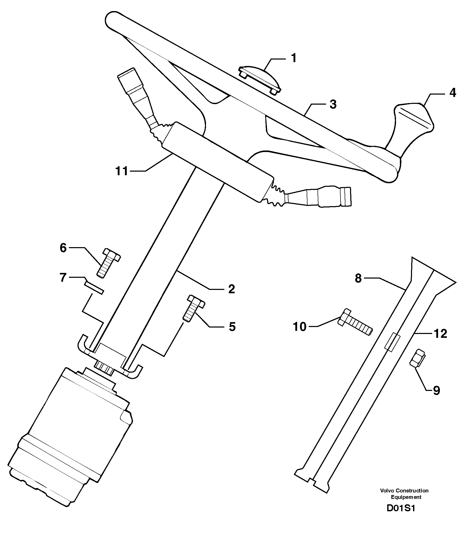 Steering — volvo parts diagram