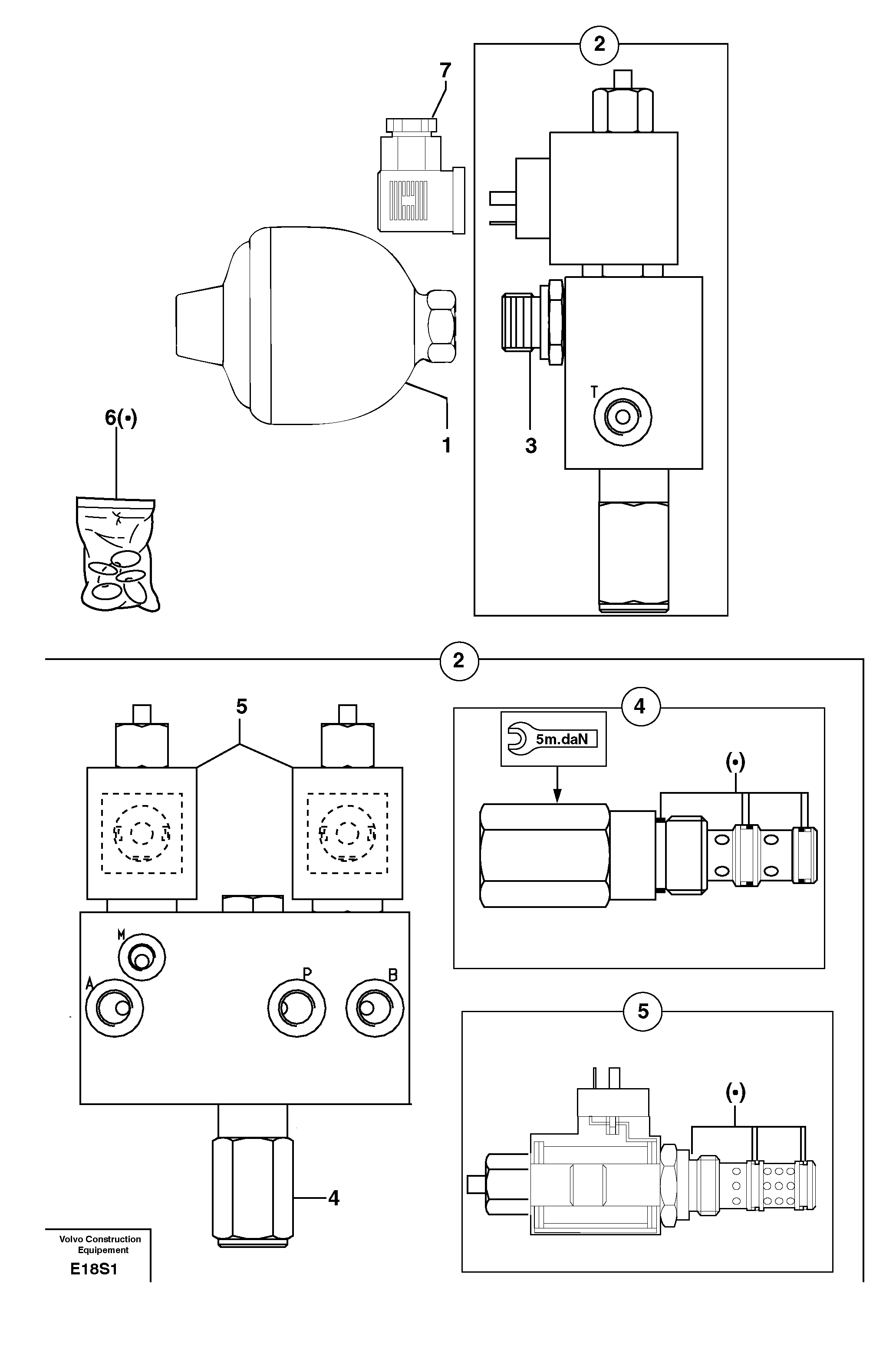 Accumulator / electrovalve — volvo parts diagram