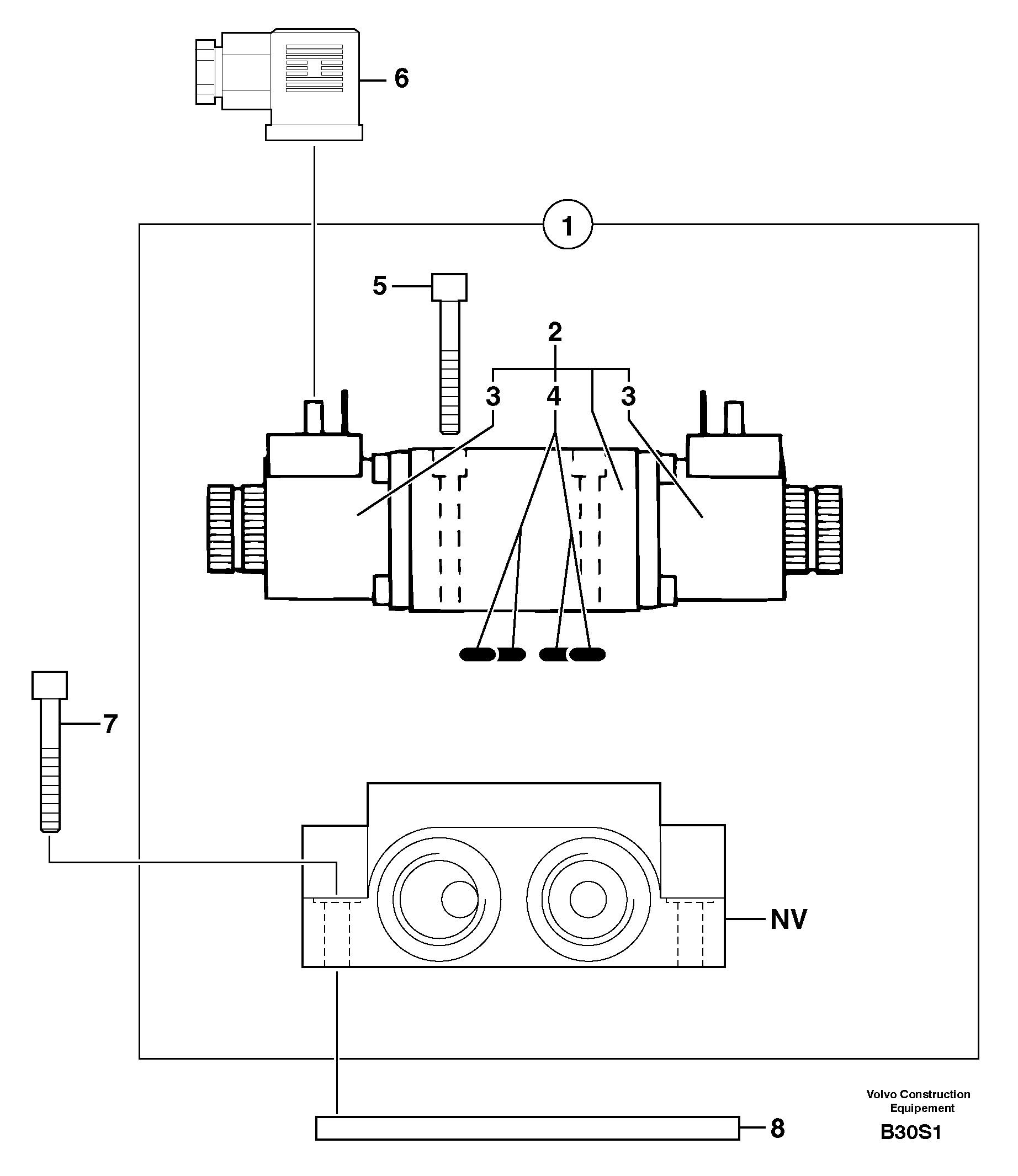 Electrovalve : stabiliser — volvo parts diagram