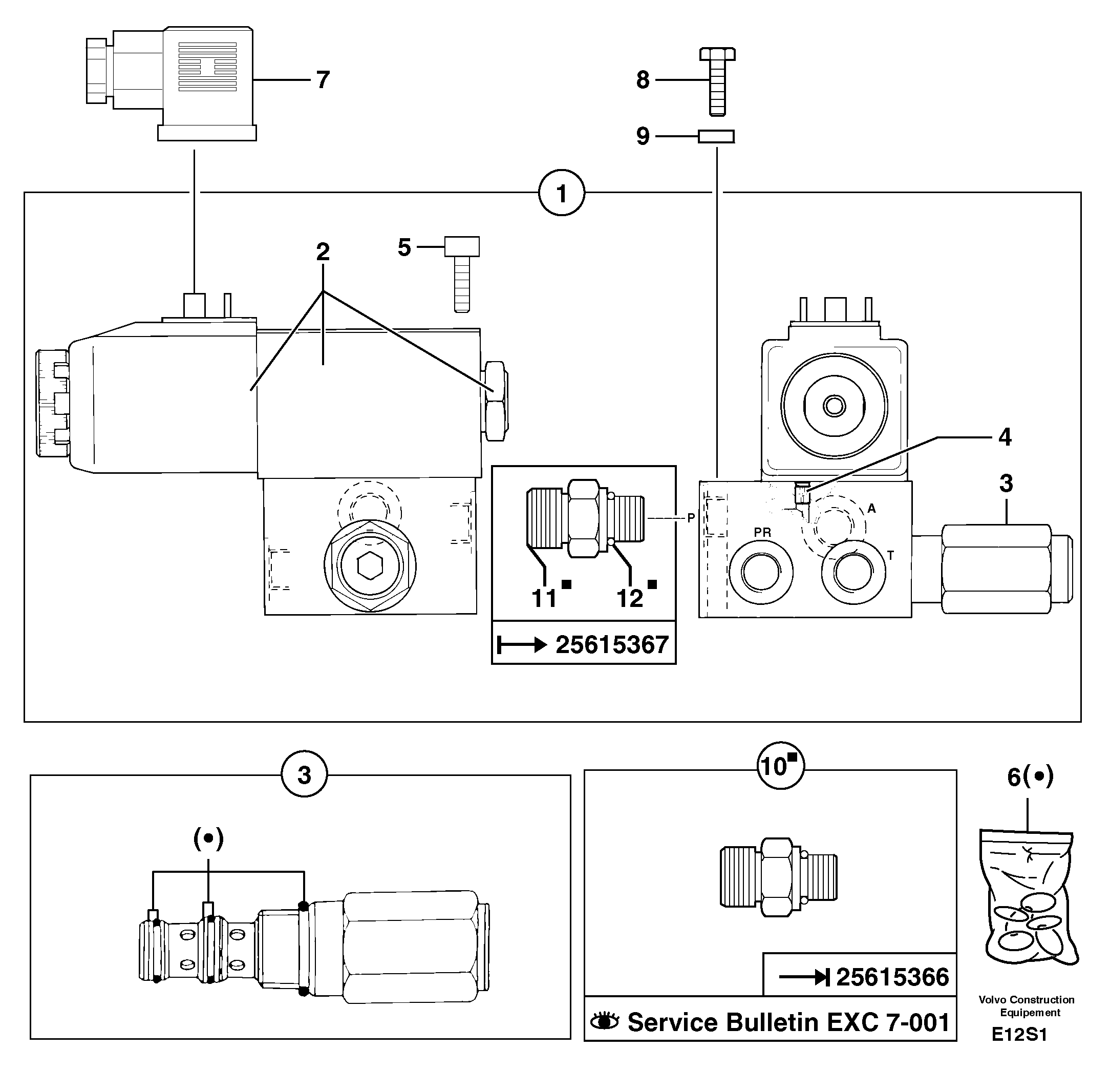 Electrovalve : oscillation lock — volvo parts diagram