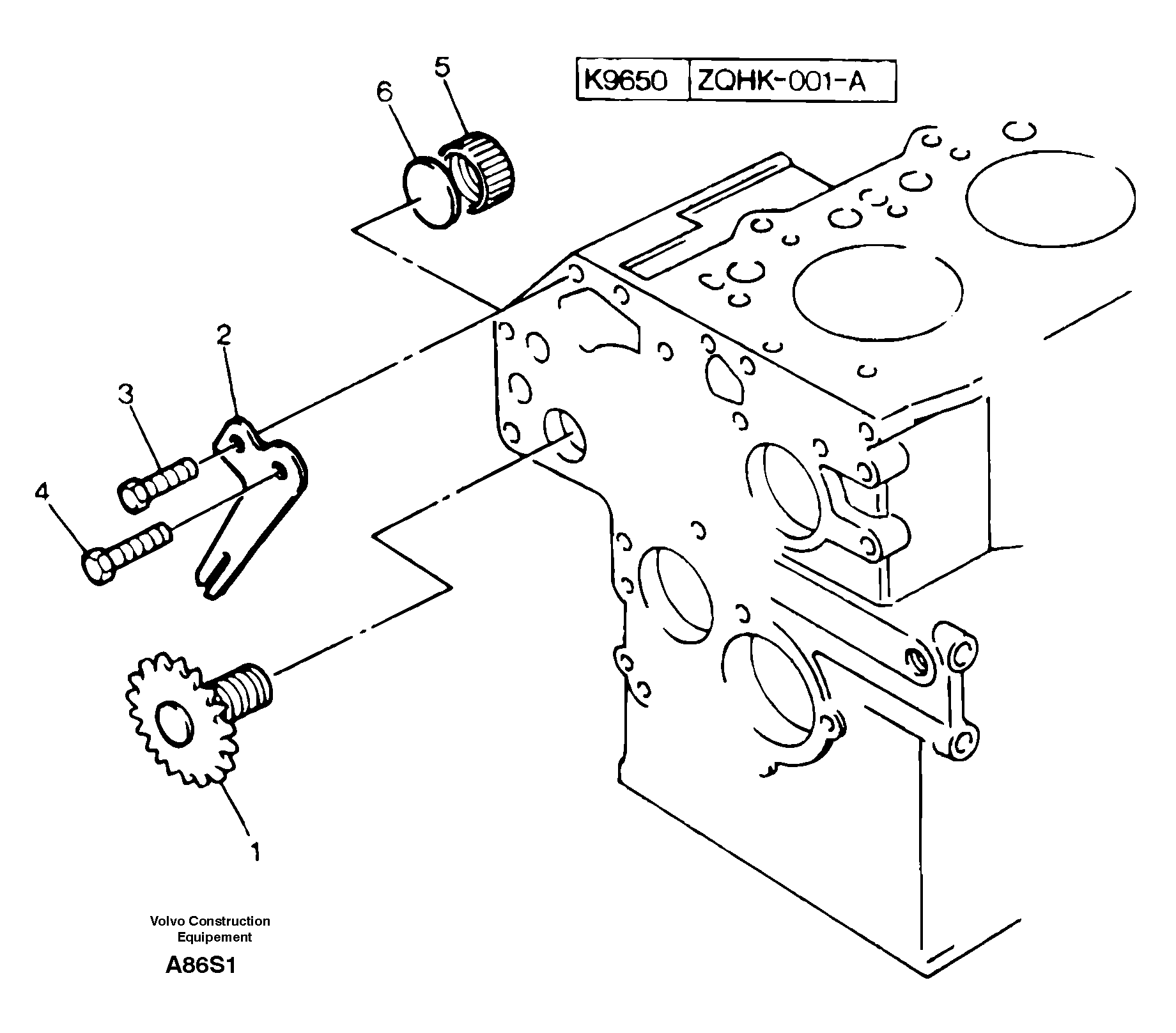 Tachometer and hour meter — volvo parts diagram