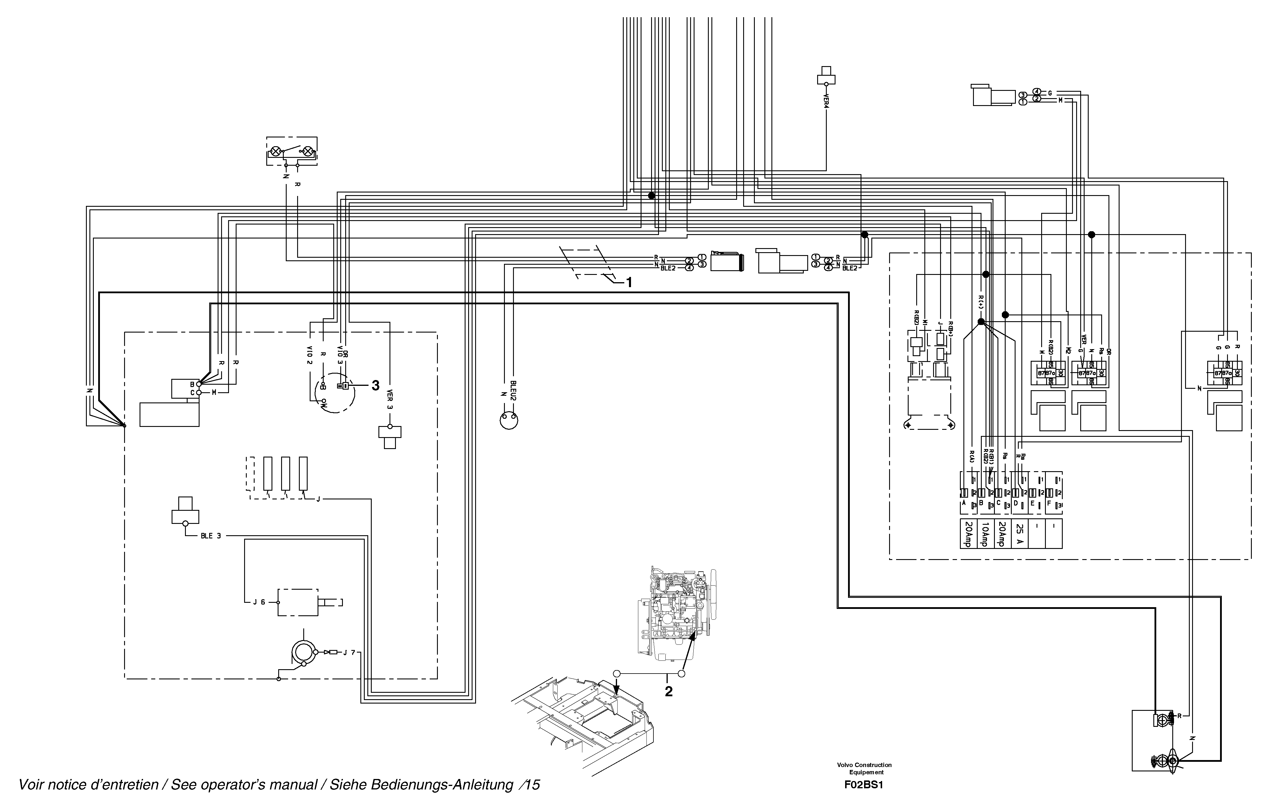 Electrical system (rear) / with Puma — volvo parts diagram