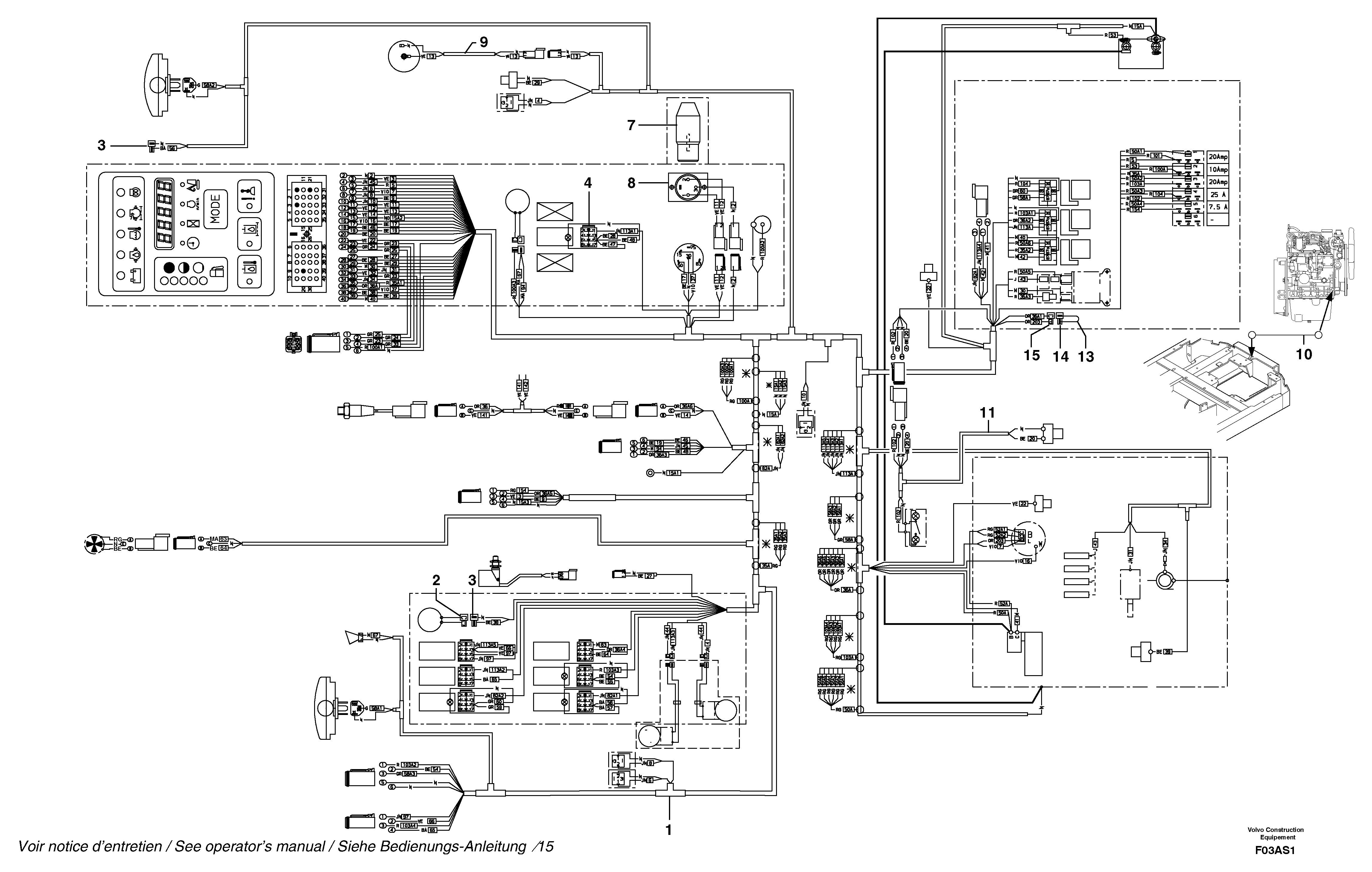 Electrical system / with Puma — volvo parts diagram