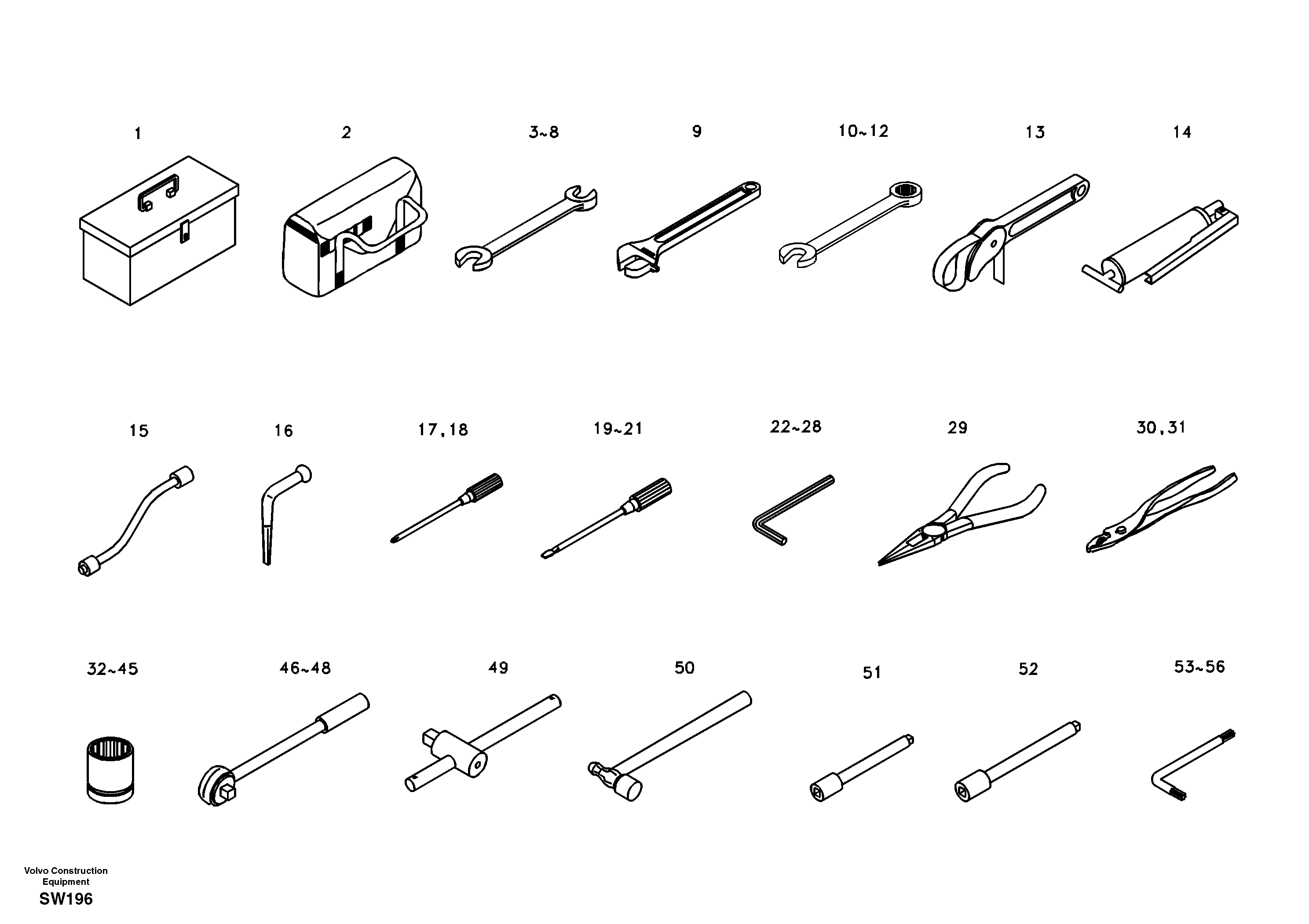 Tool — volvo parts diagram