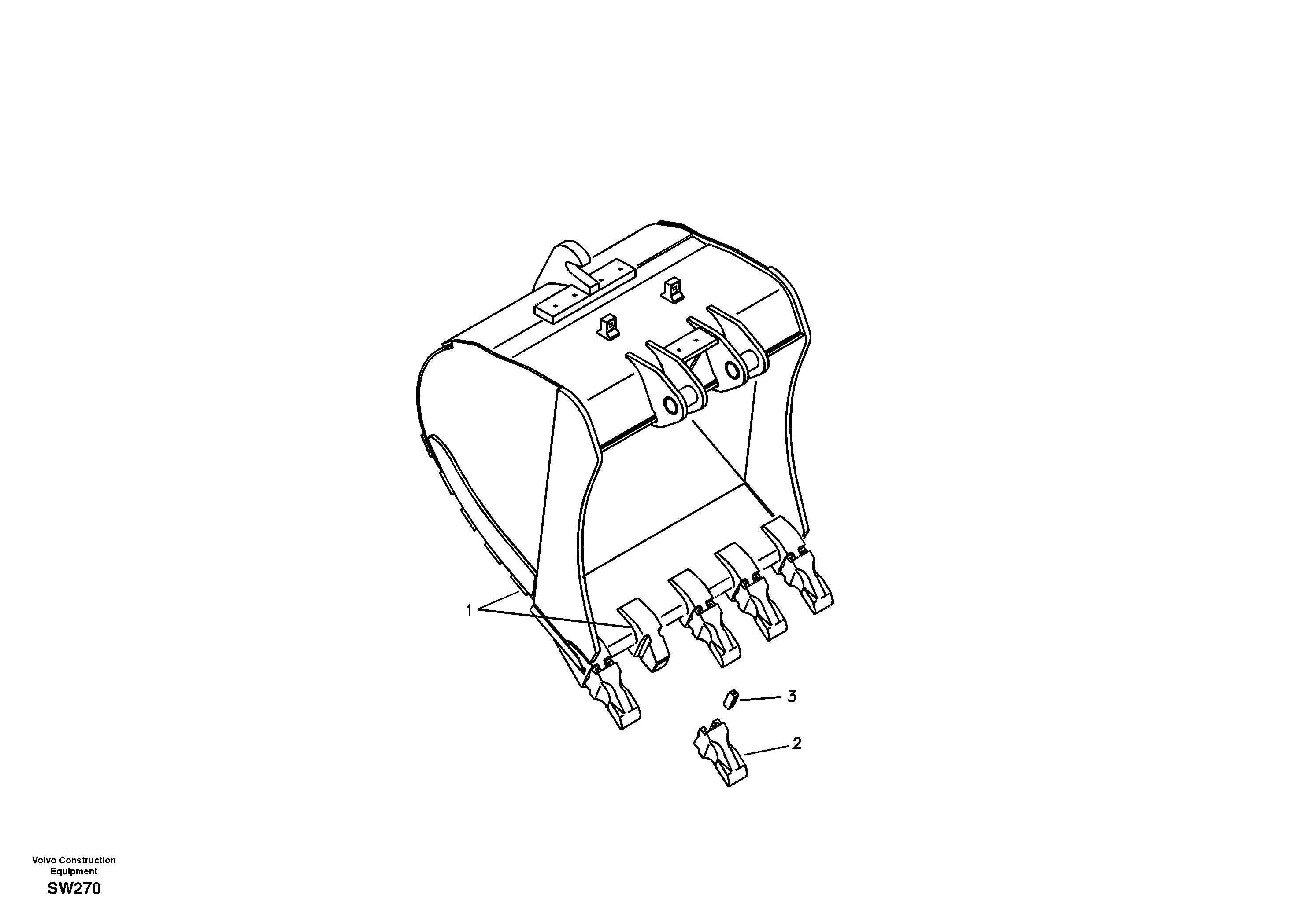 Buckets for Quickfit — volvo parts diagram