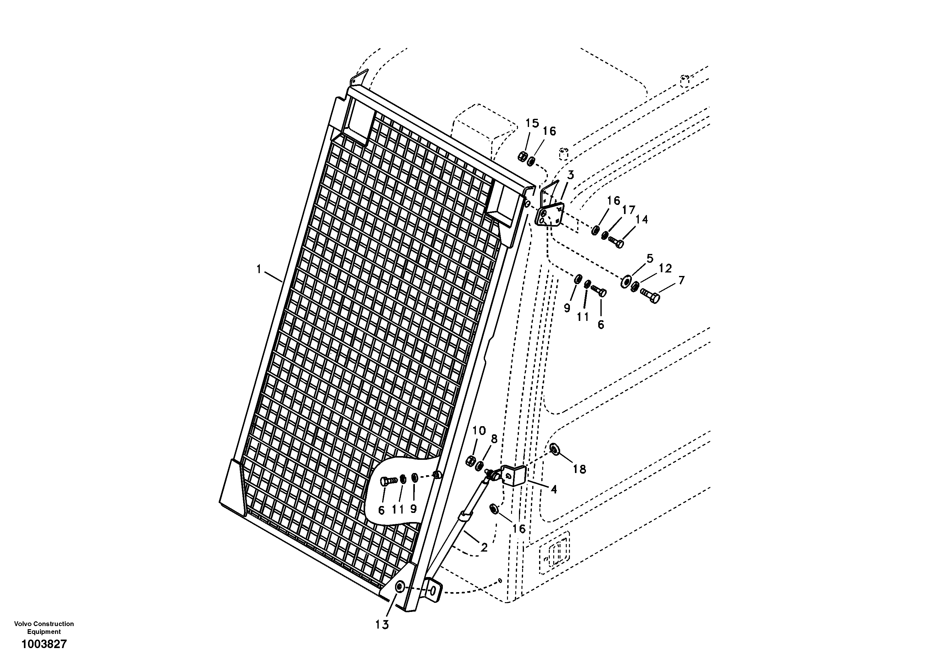 Windshield protection — volvo parts diagram