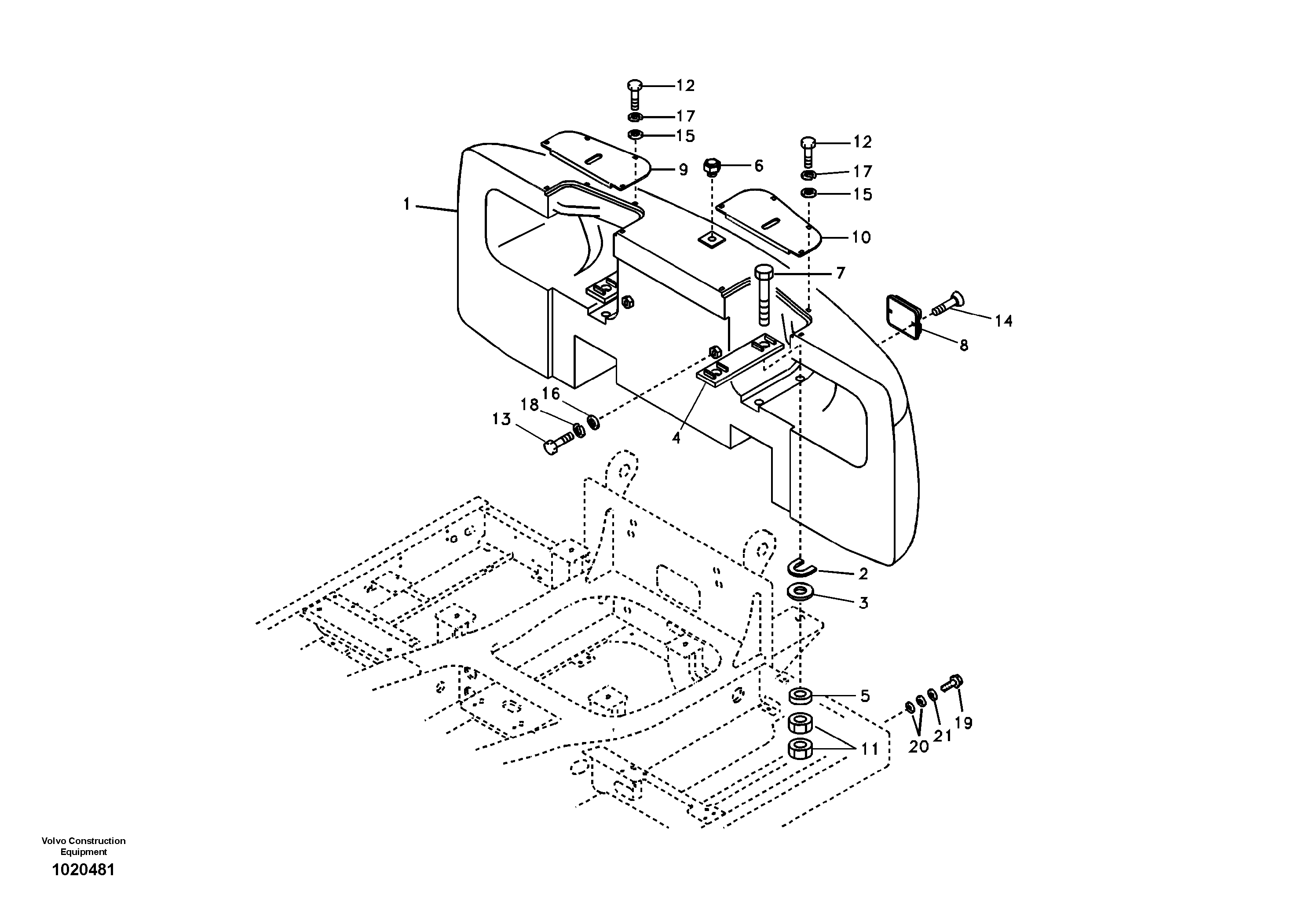 Counterweights — volvo parts diagram