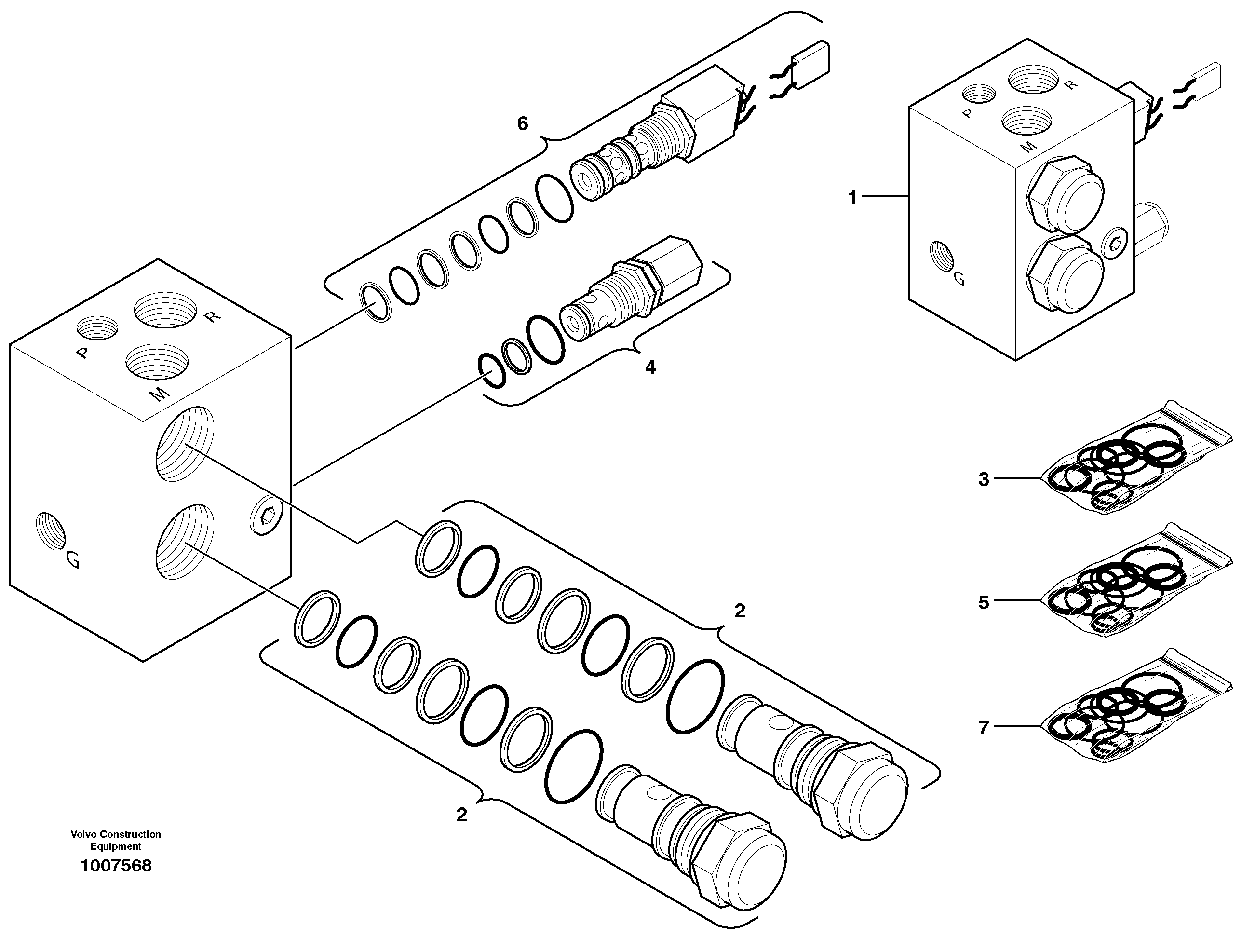 High flow valve — volvo parts diagram