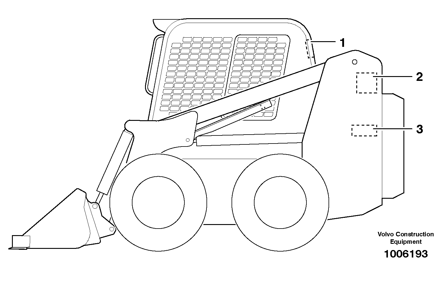 Product sign plate — volvo parts diagram