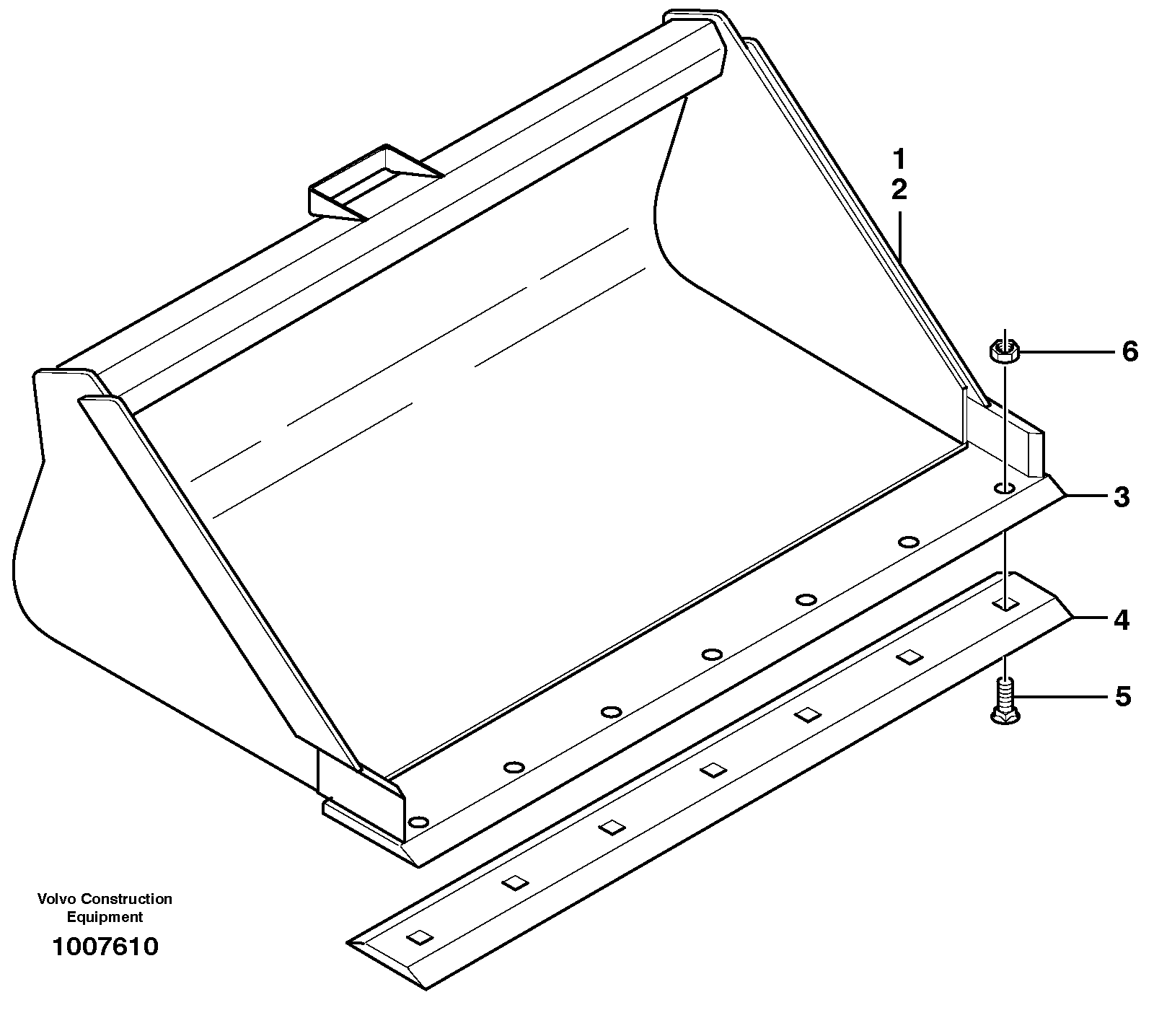 Bucket — volvo parts diagram
