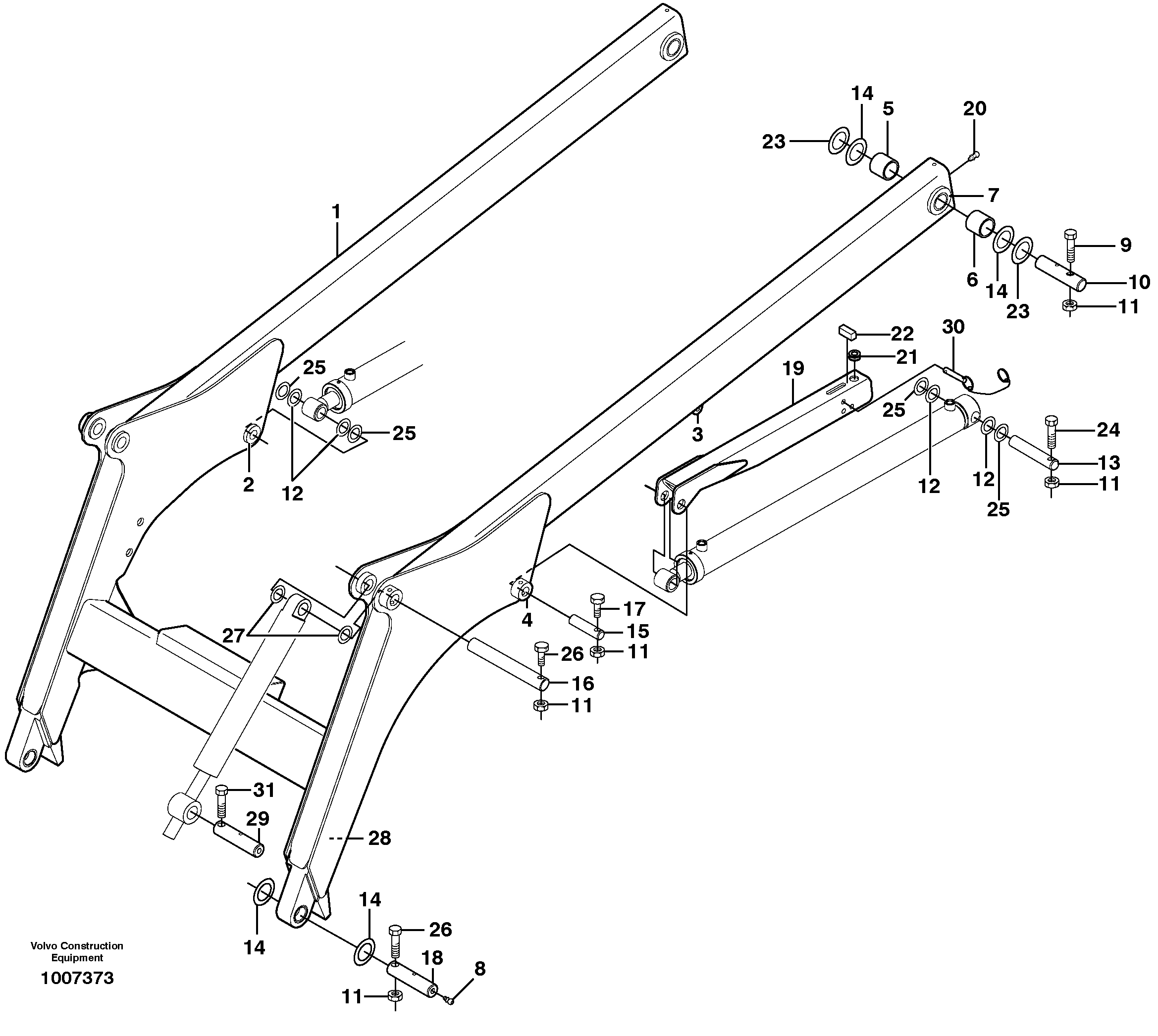 Loading unit — volvo parts diagram