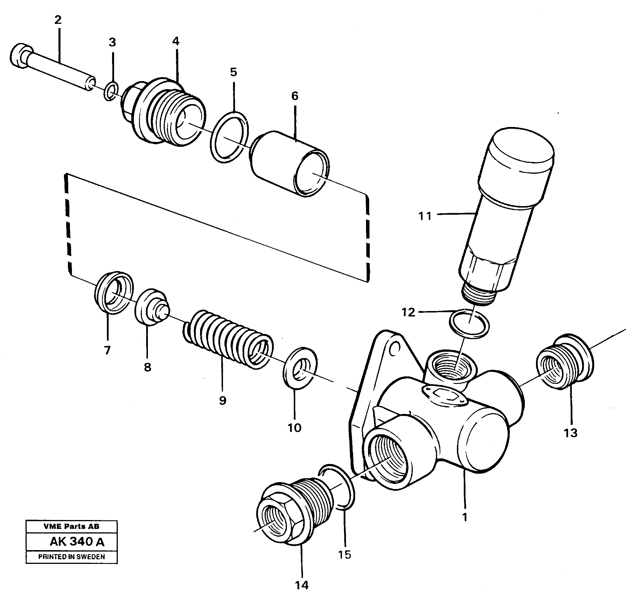 Feed pump — volvo parts diagram