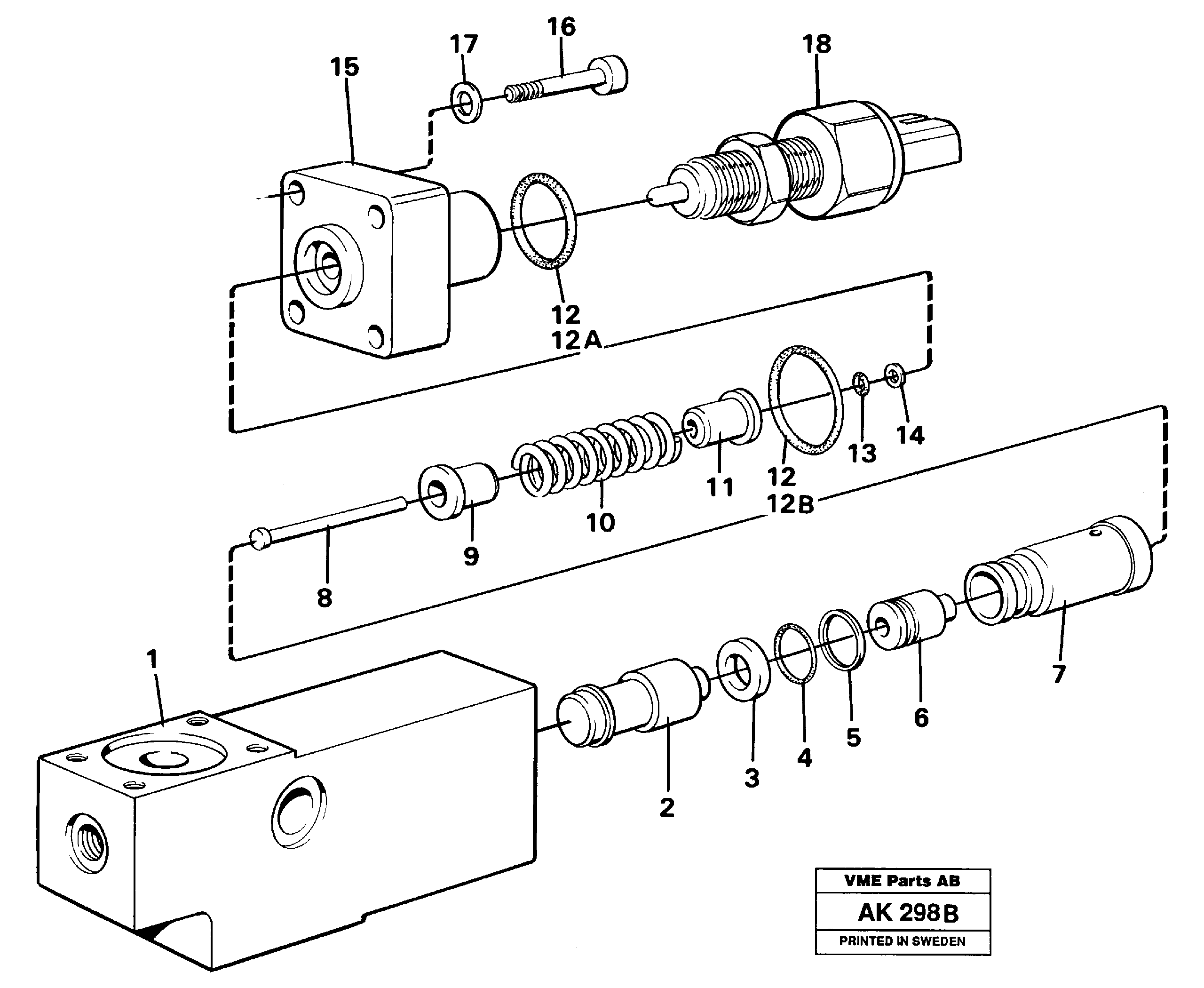 Sensor.  92107,   93500 — volvo parts diagram