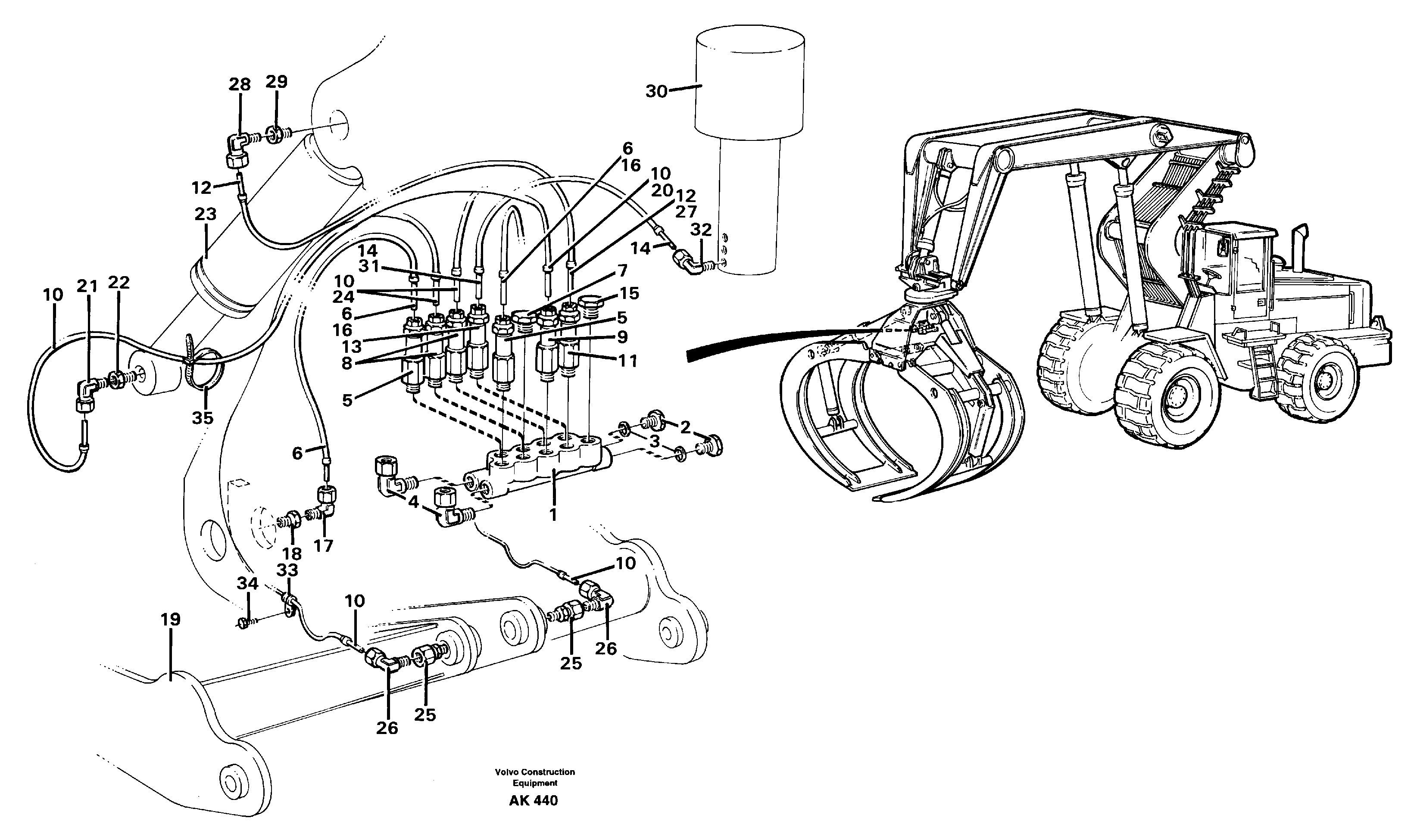 Distribution block, B7.  33808 SER NO 2169 - — volvo parts diagram