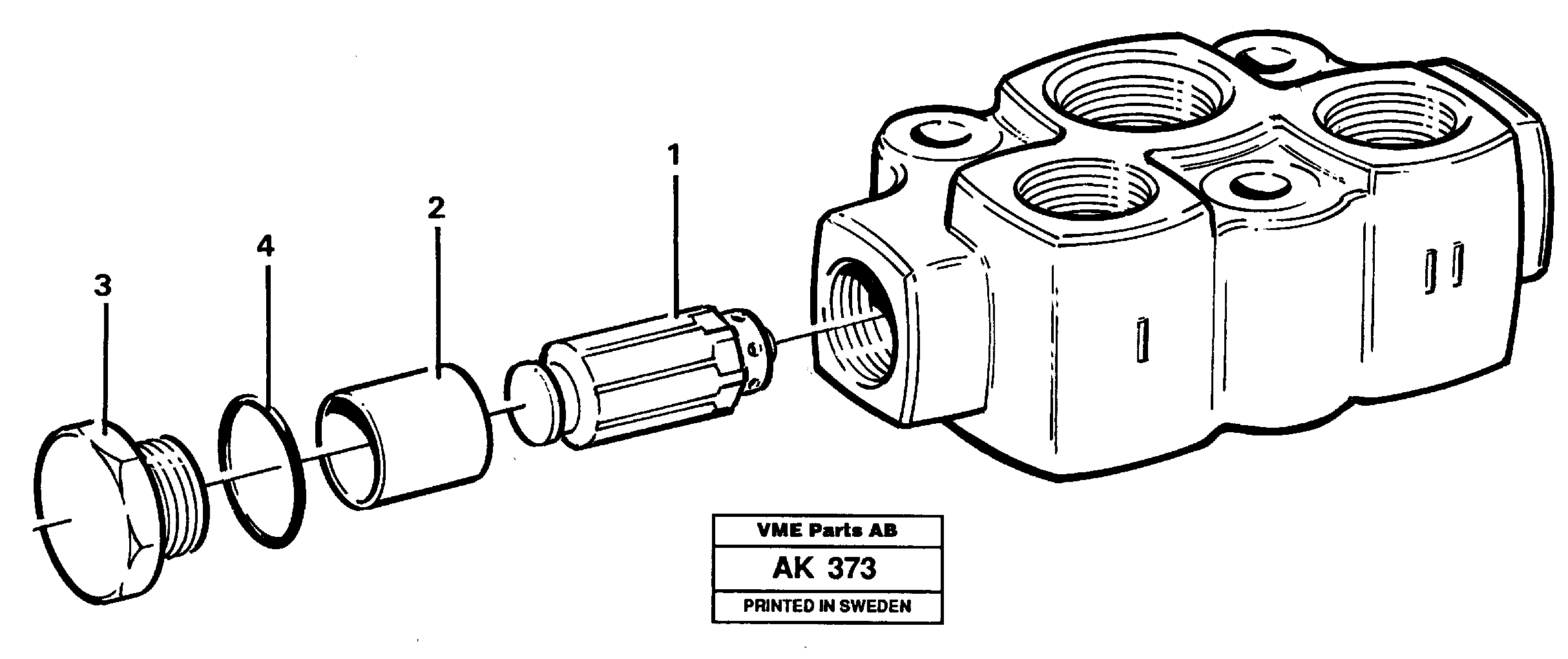 Check valve.  33808 — volvo parts diagram