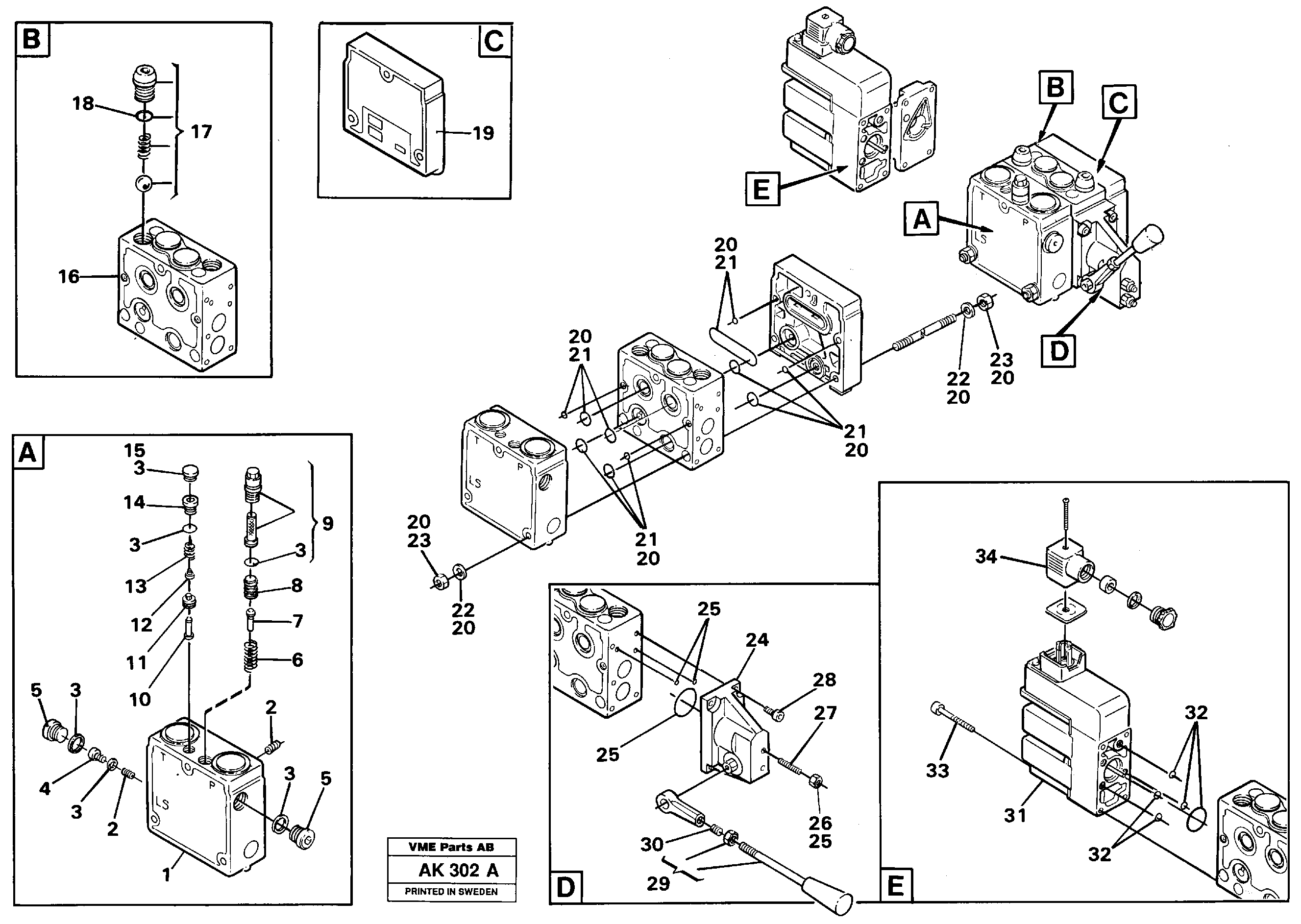 Relief valve.  91839,   92646,   92819,   94602 — volvo parts diagram