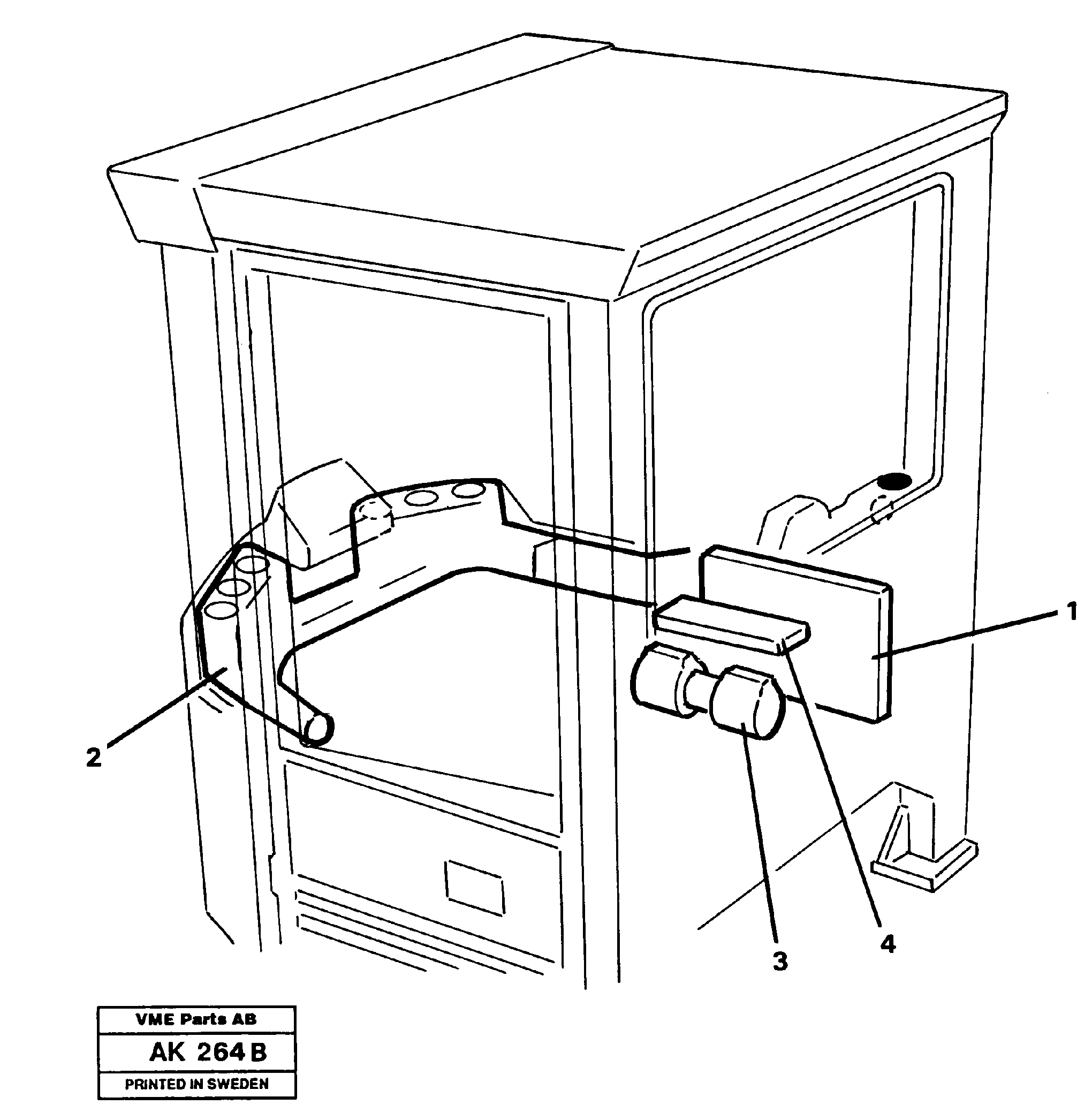 Heating system — volvo parts diagram