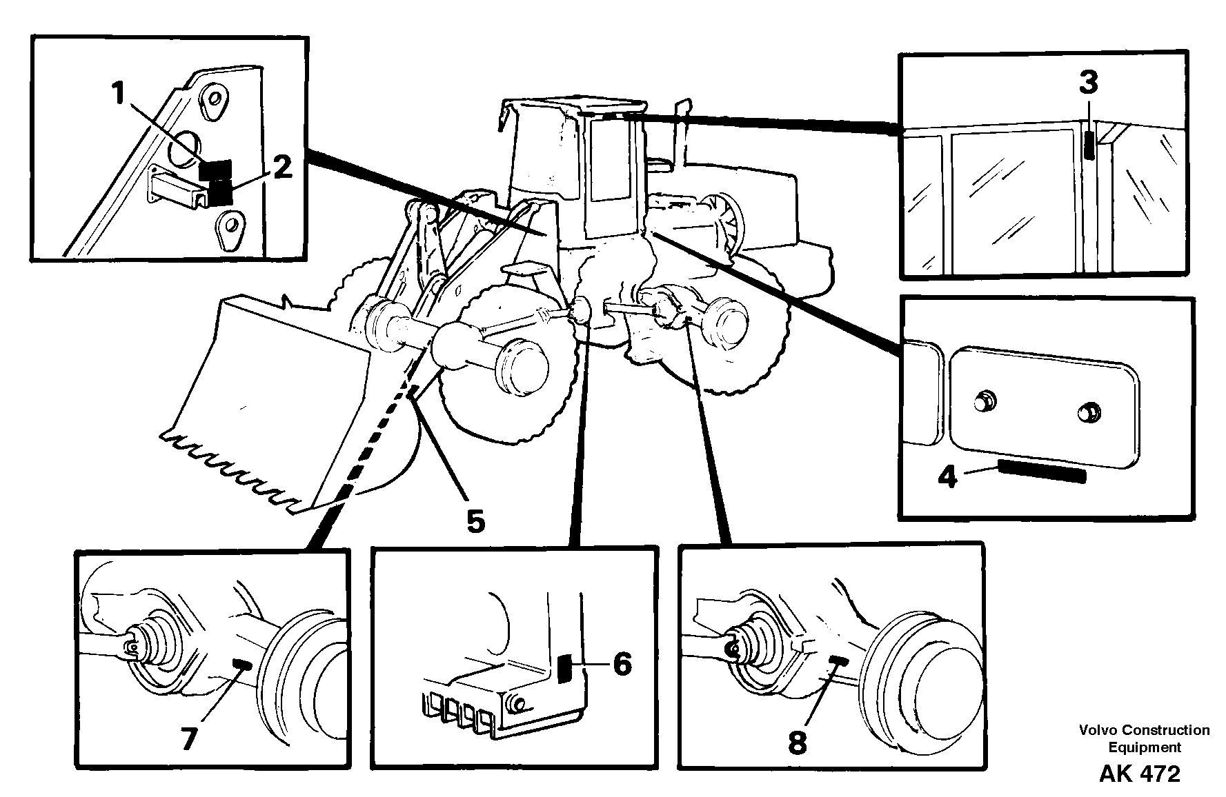 Product sign plate — volvo parts diagram