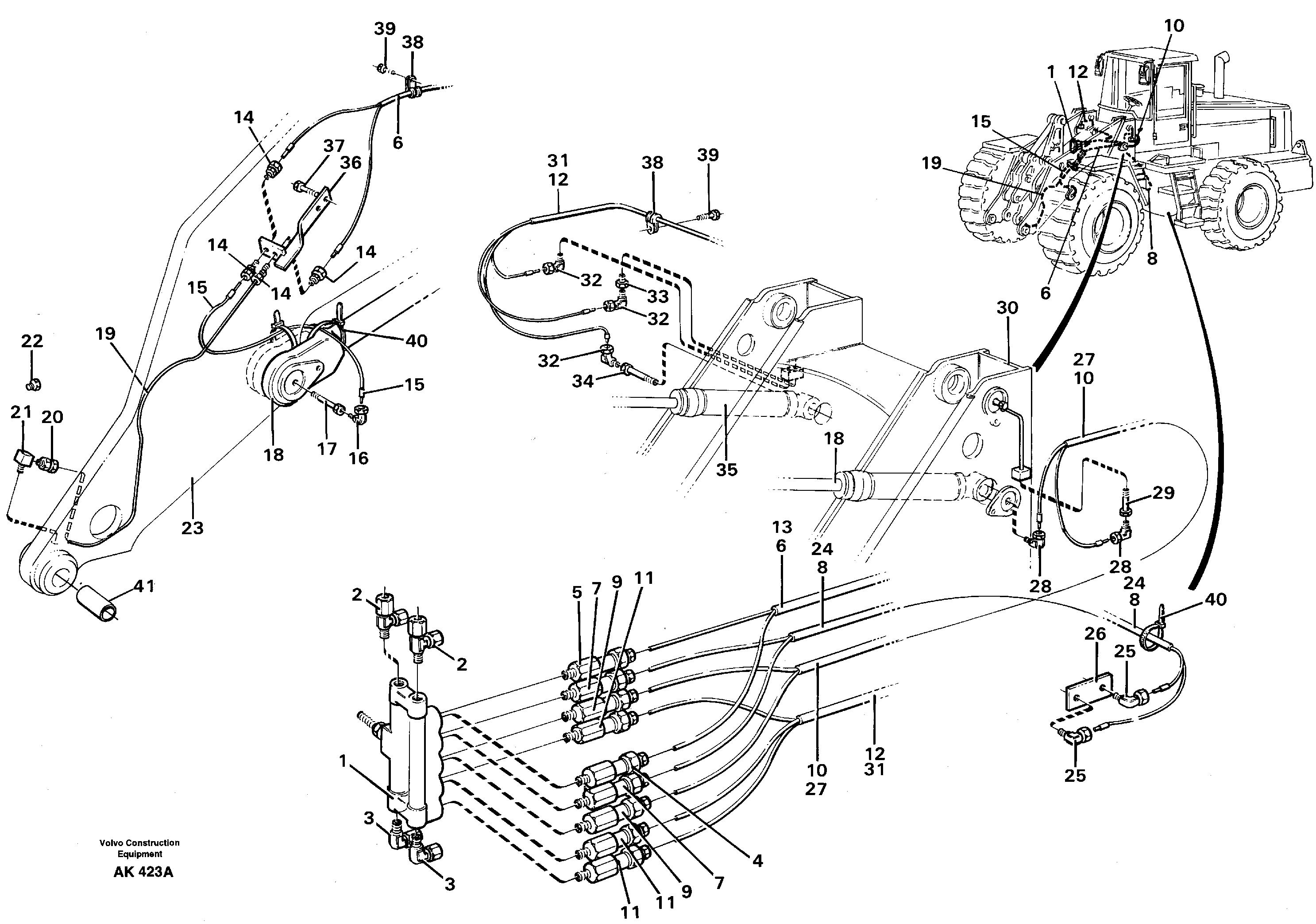 Distribution block, B2.  94803 — volvo parts diagram